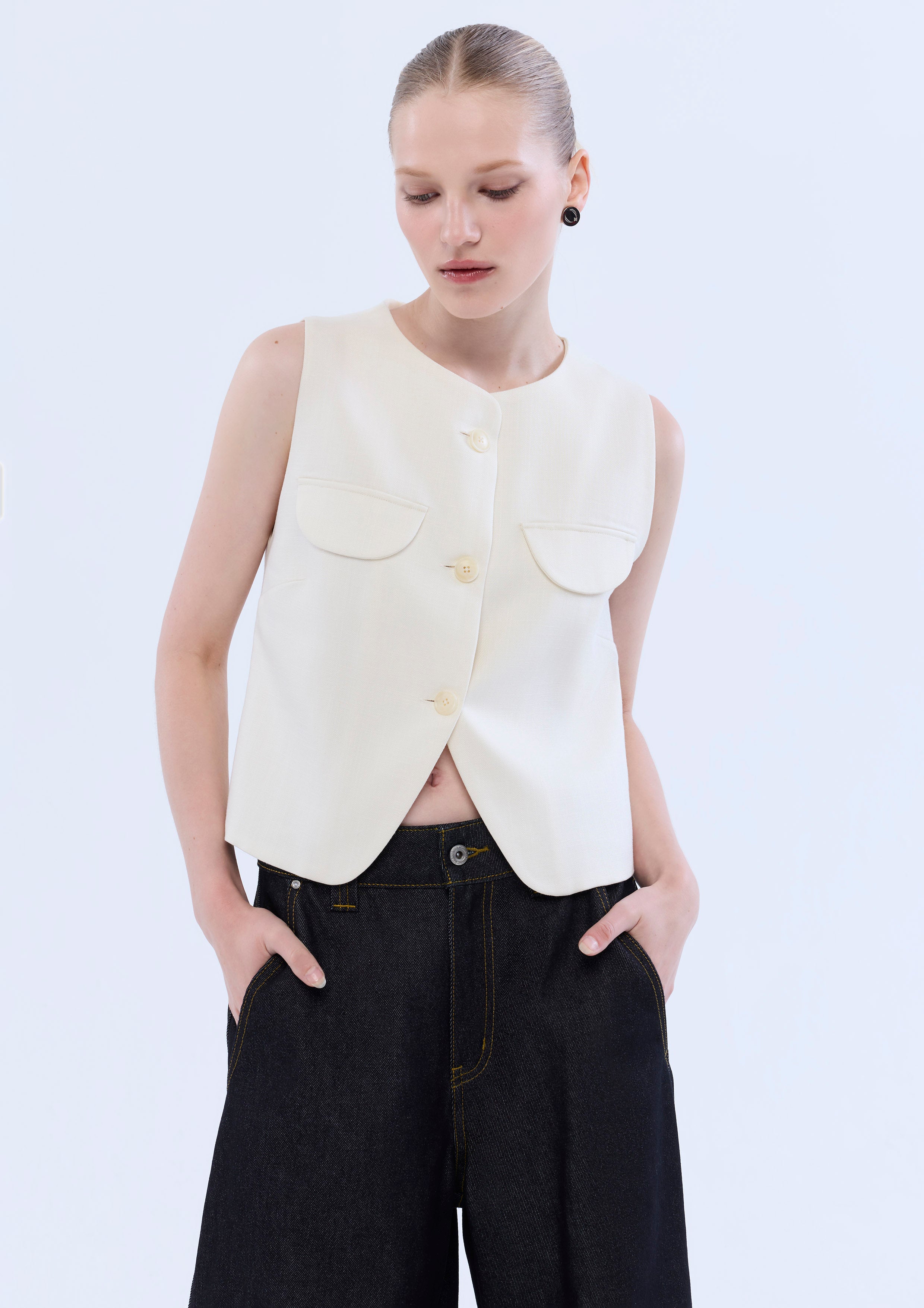 Front Flap Pocket Vest