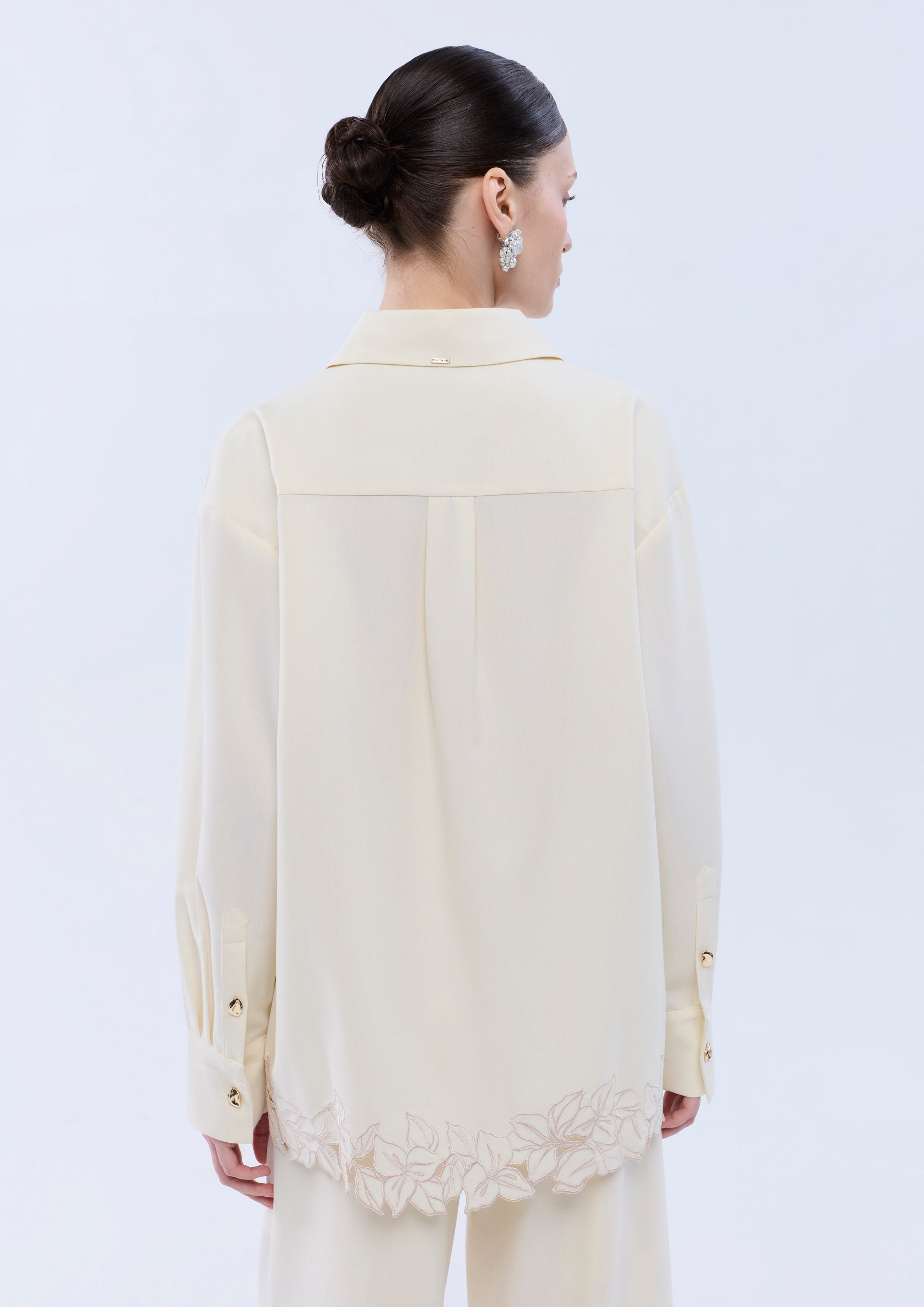 Lasercut Long Sleeve Shirt