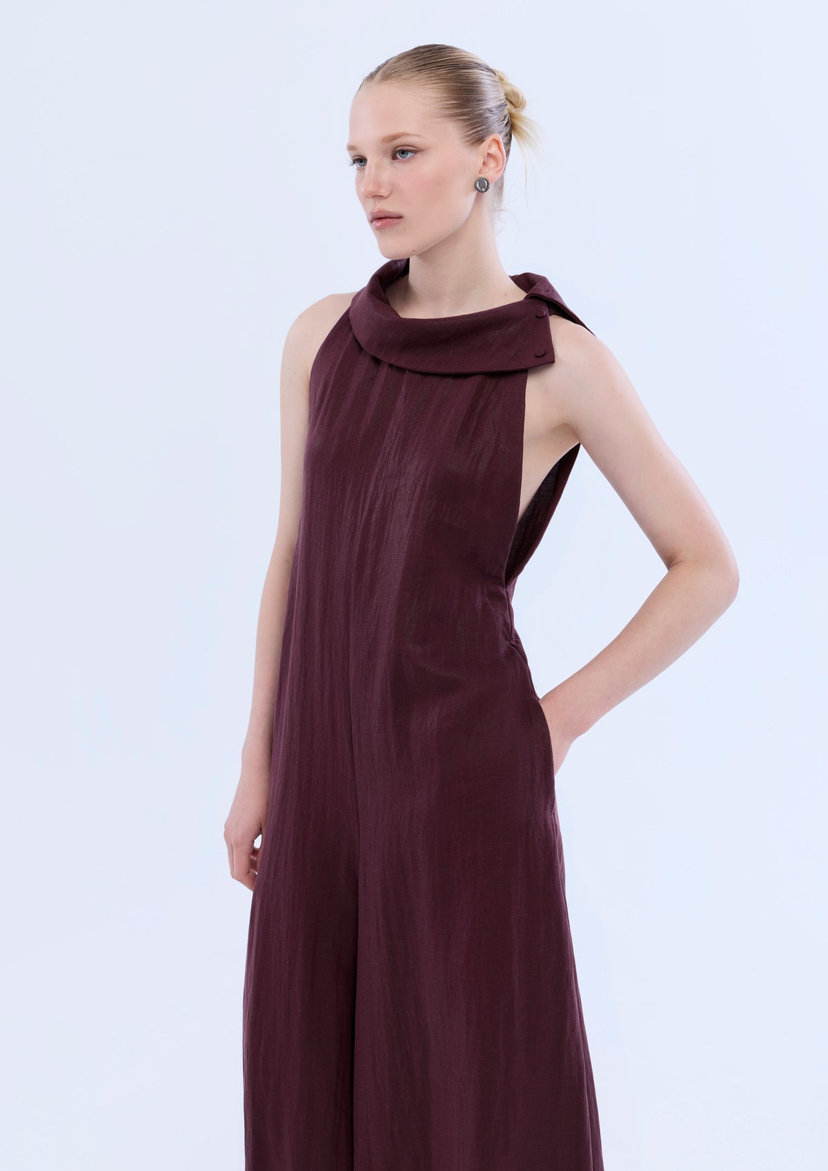 Sleeveless Balloon Leg Jumpsuit