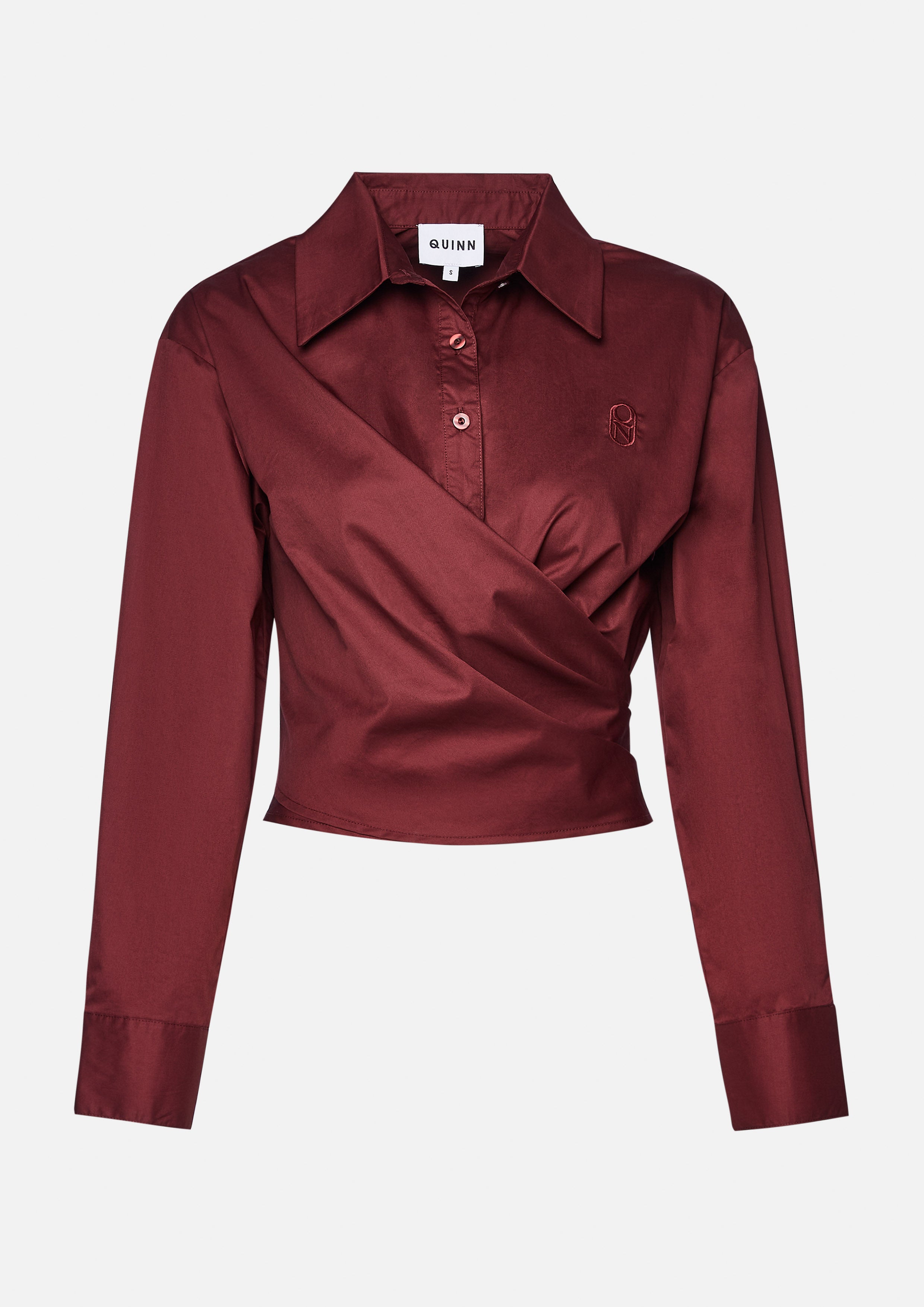 Side Wrap Long Sleeve Shirt
