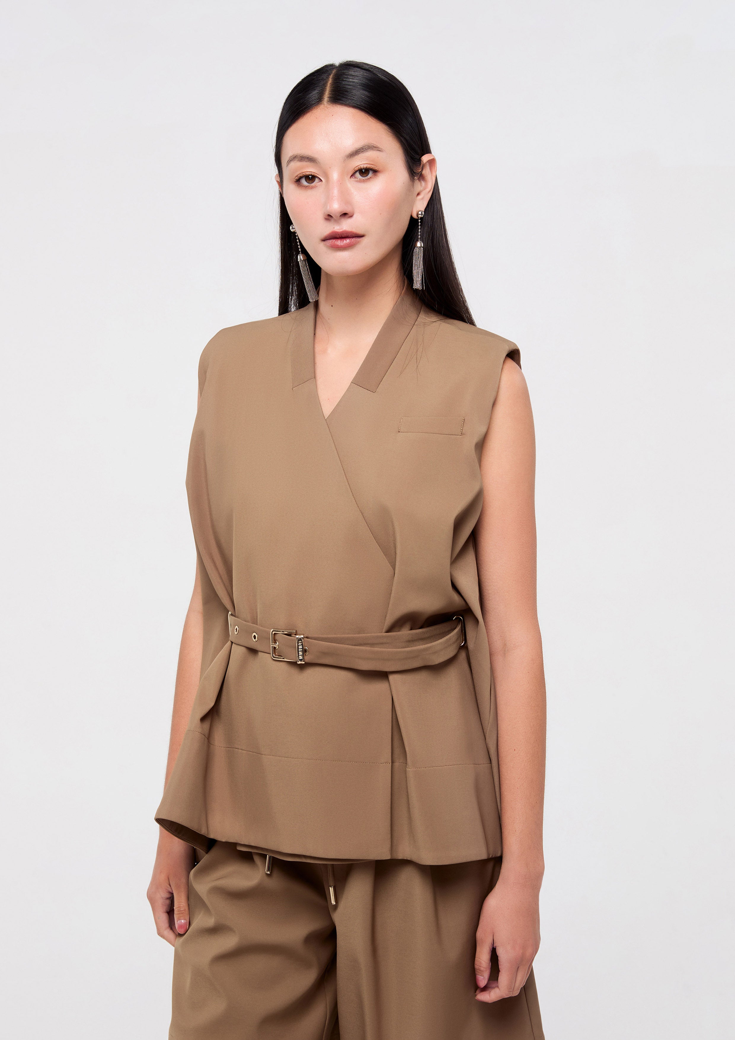 Vest With Waist Buckle