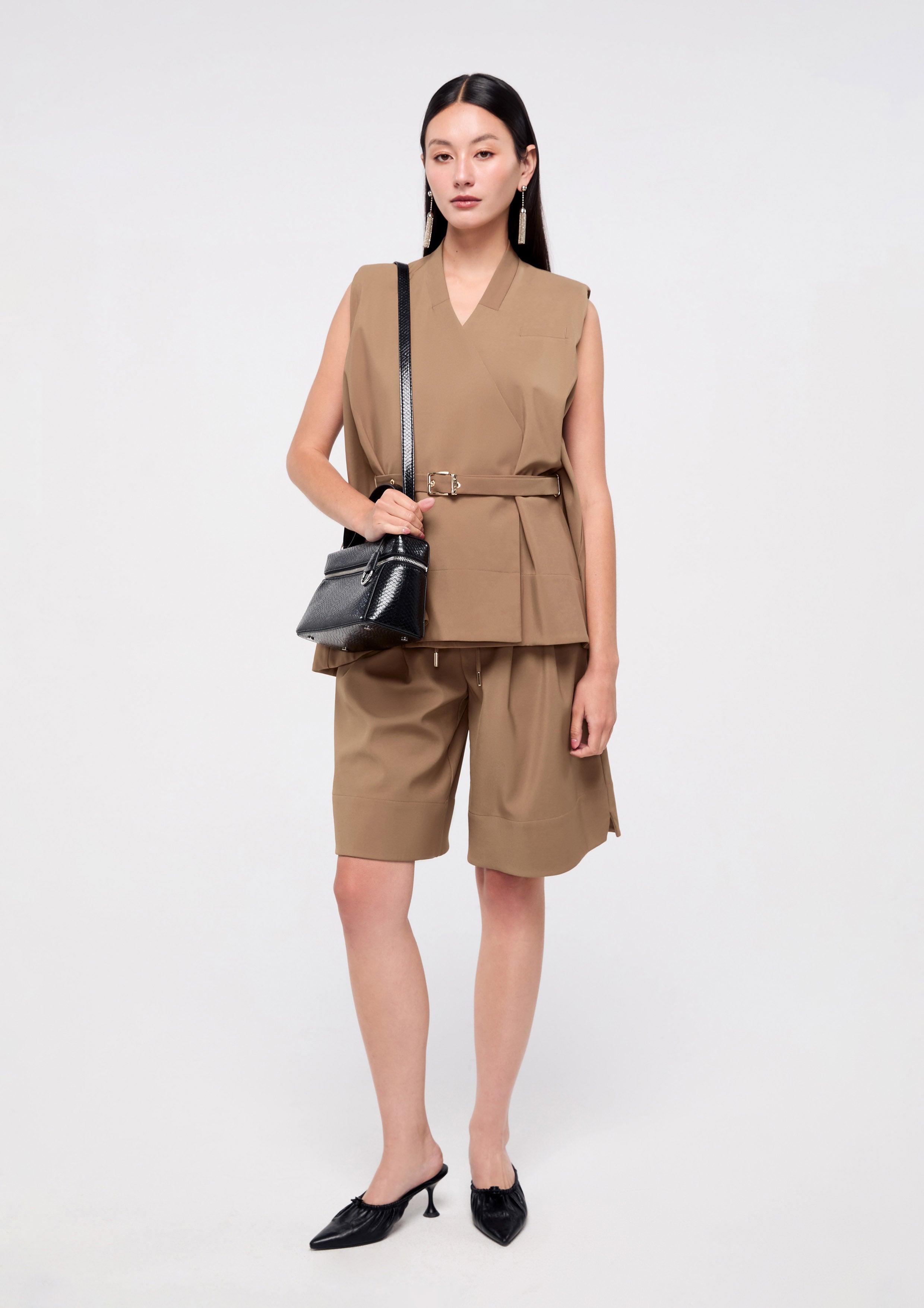 Vest With Waist Buckle