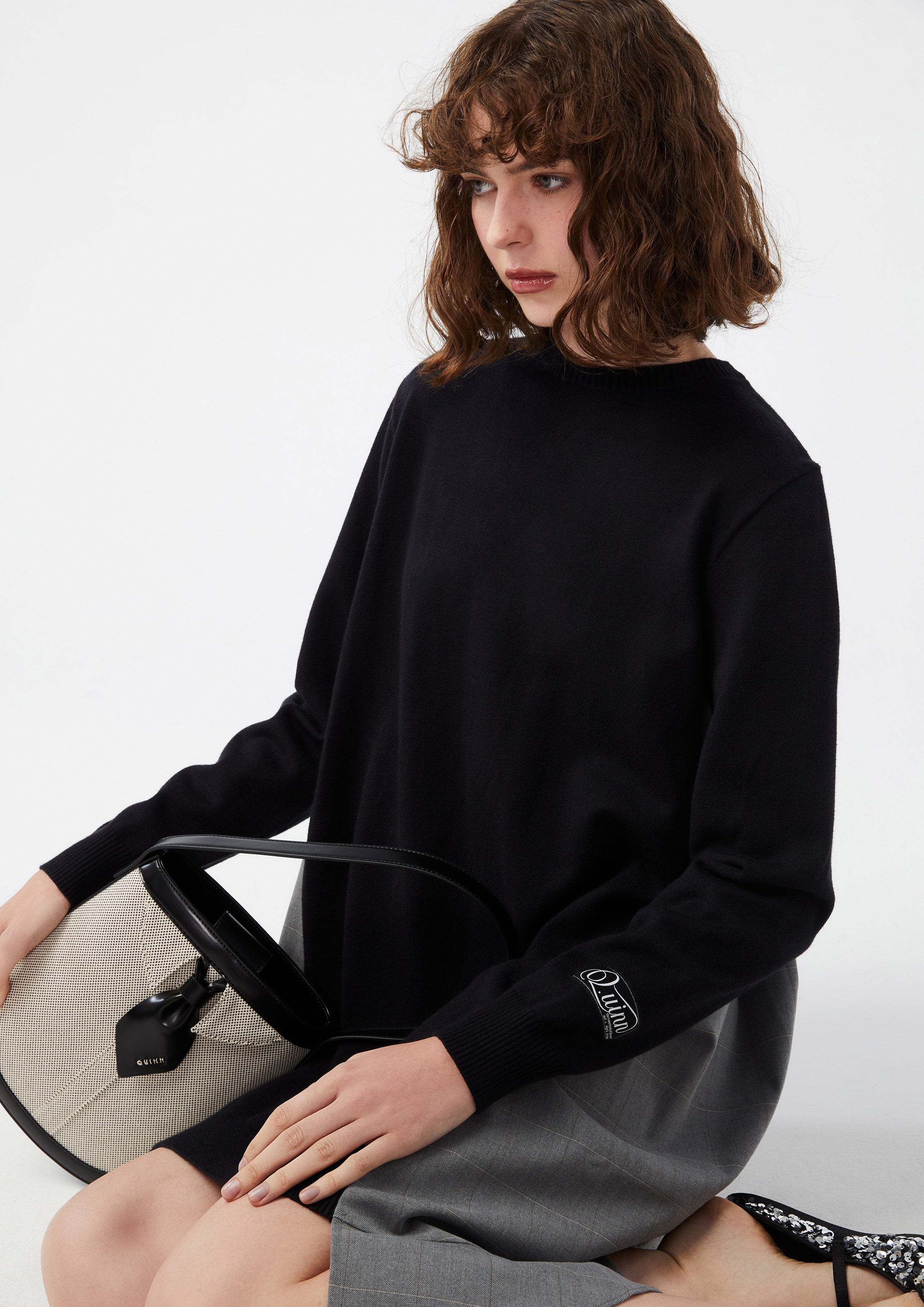 เดรสสั้นเลเยอร์แขนยาว