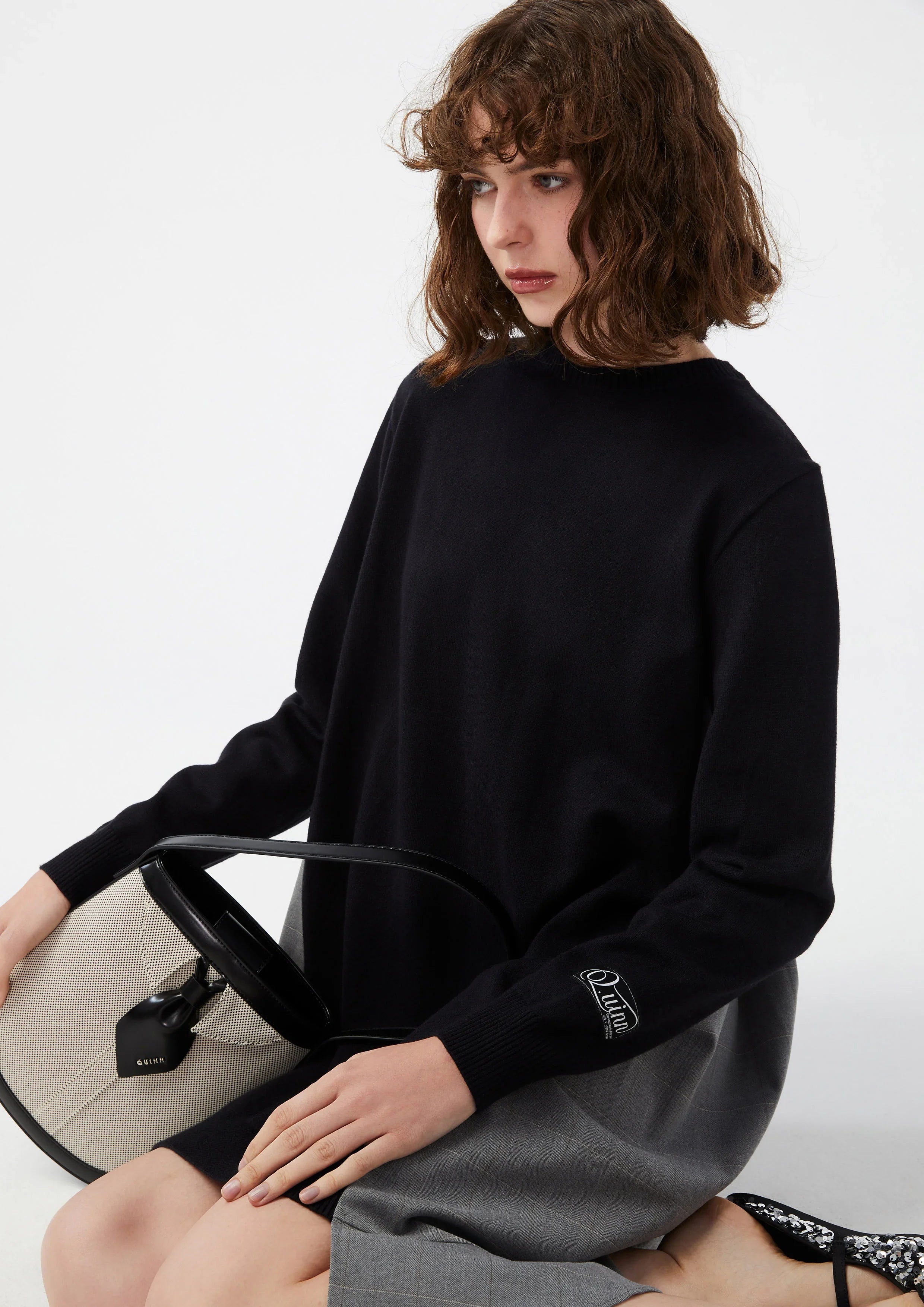 เดรสสั้นเลเยอร์แขนยาว