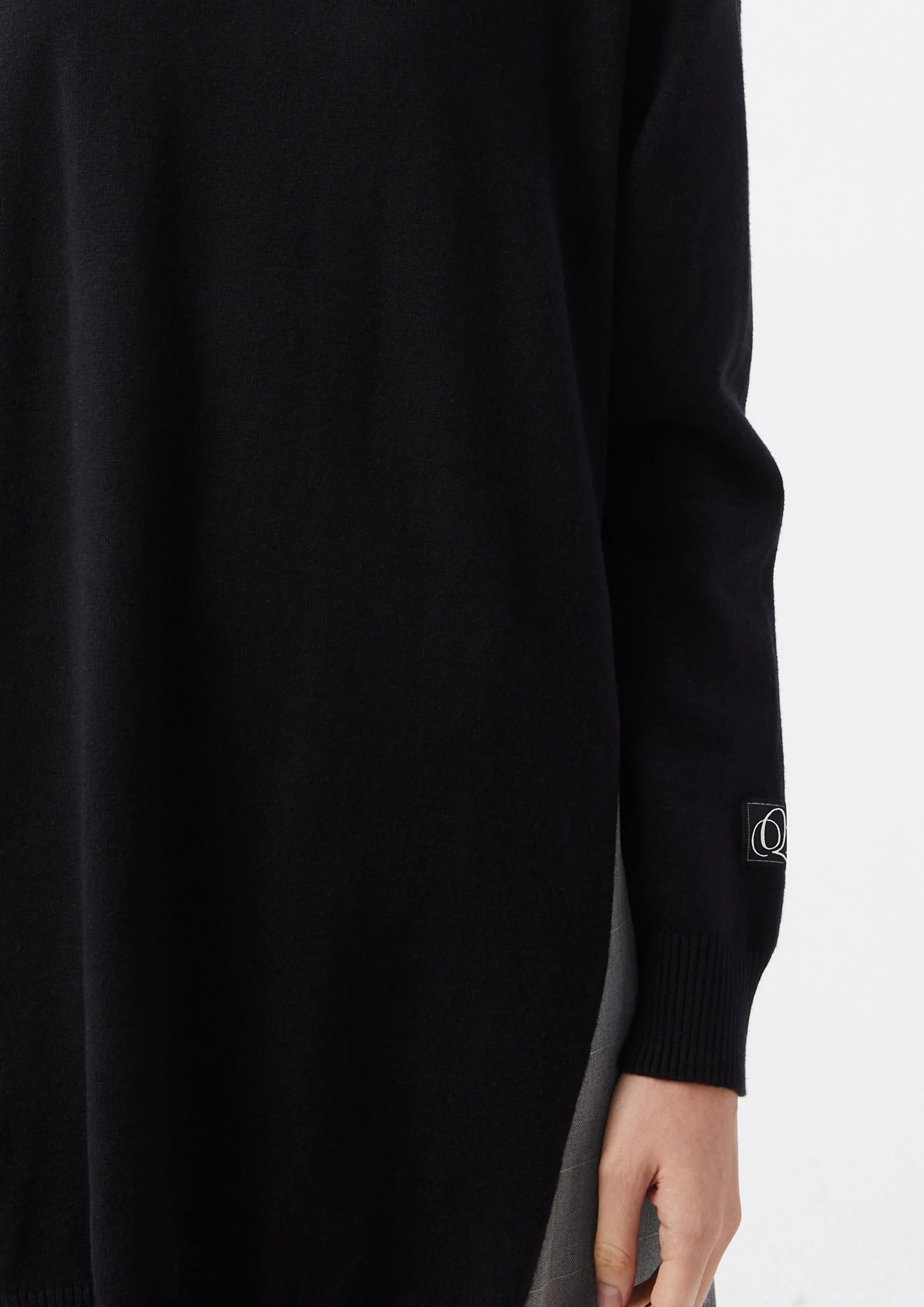 เดรสสั้นเลเยอร์แขนยาว