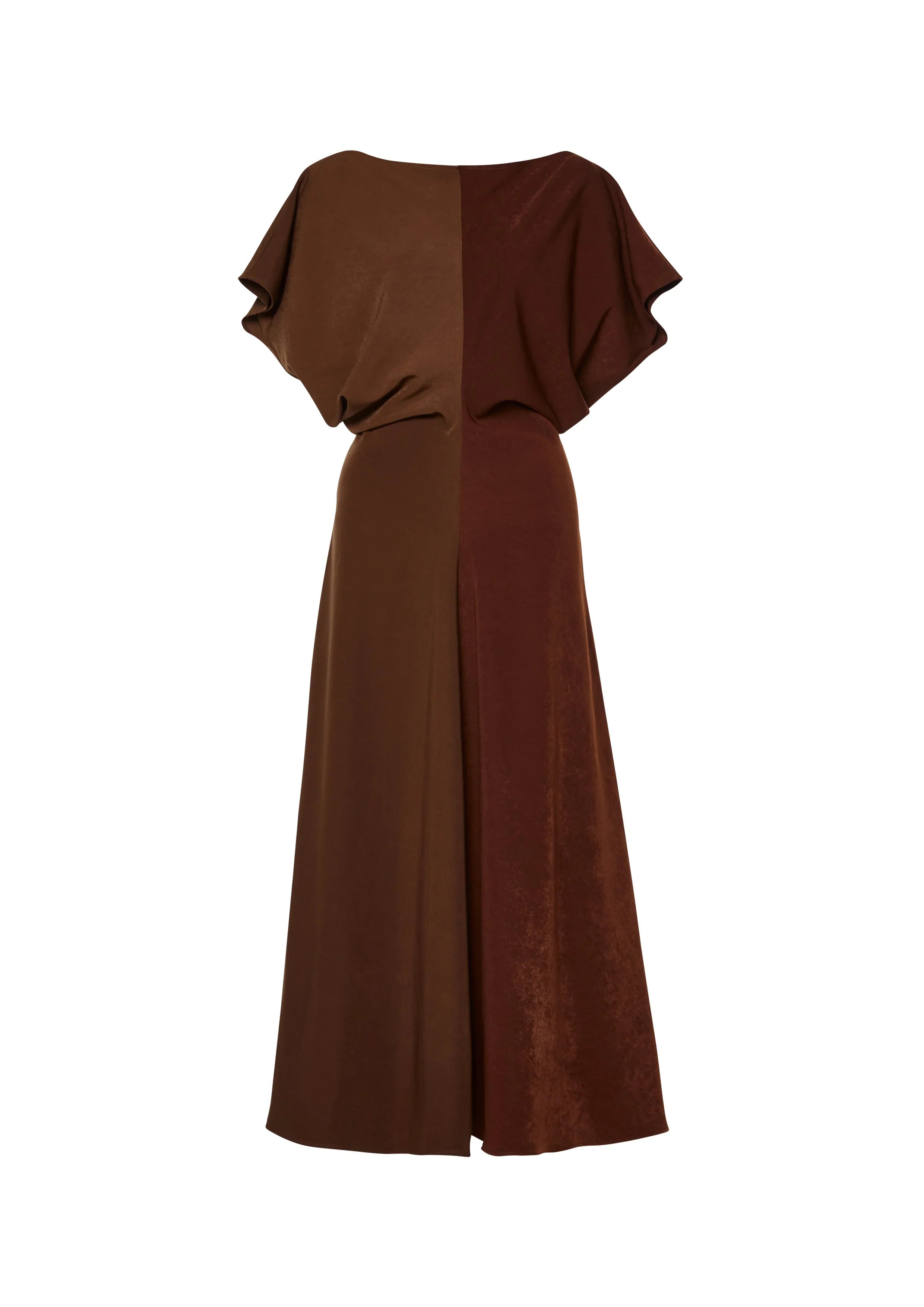 Two Tone Short Sleeve Dress