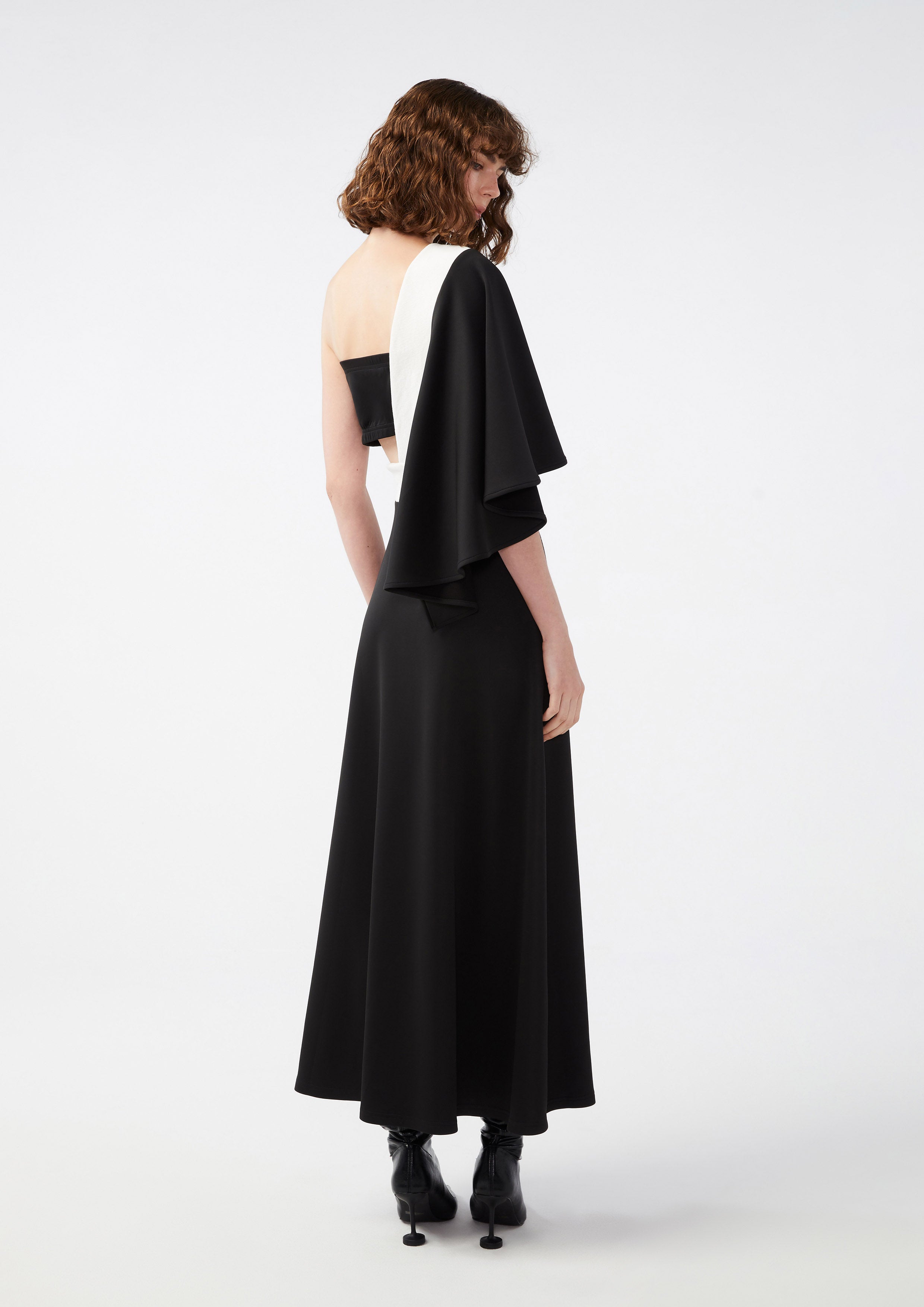 One-Shoulder Dress With Inner Bra