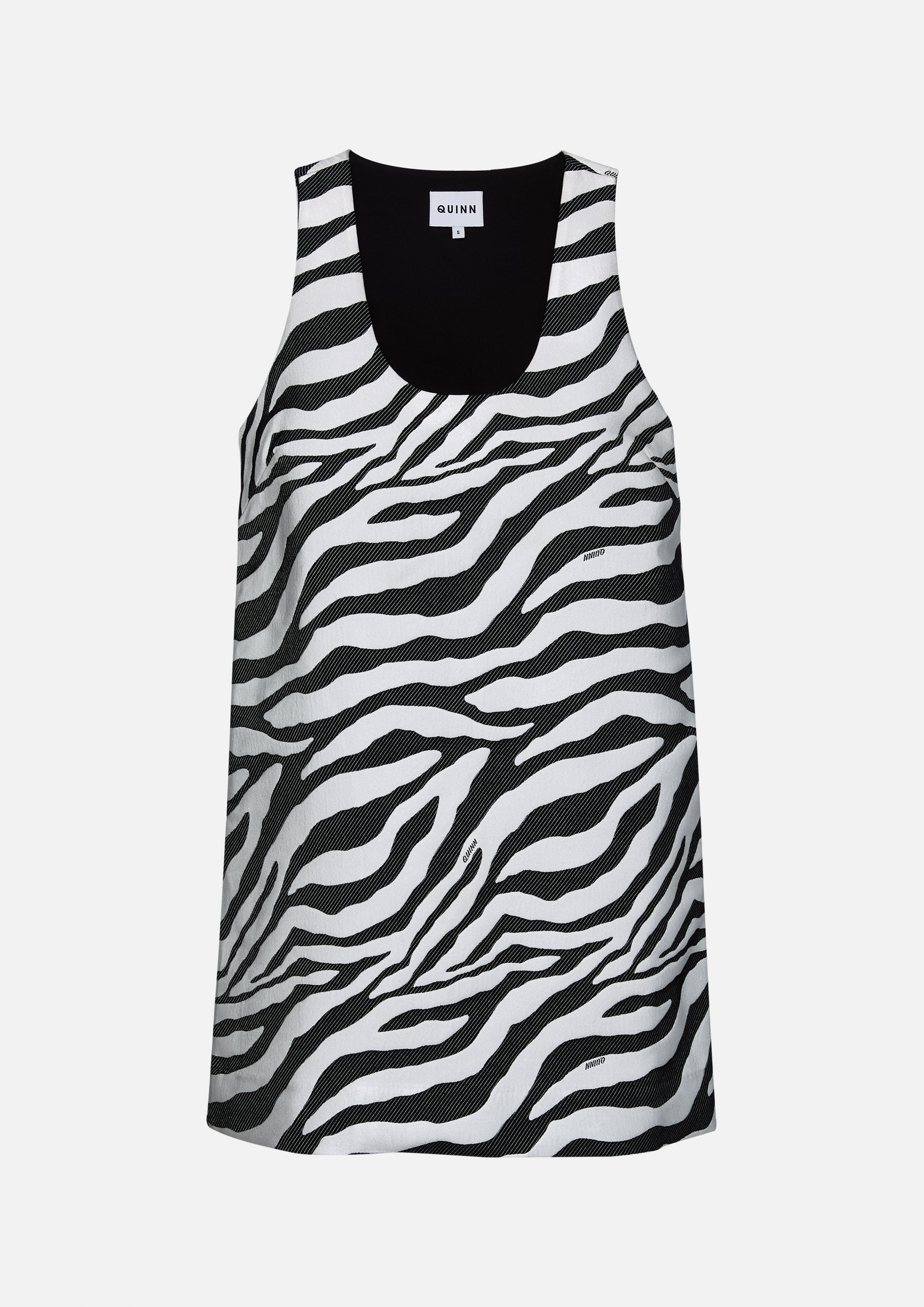 Zebra Print Mini Dress