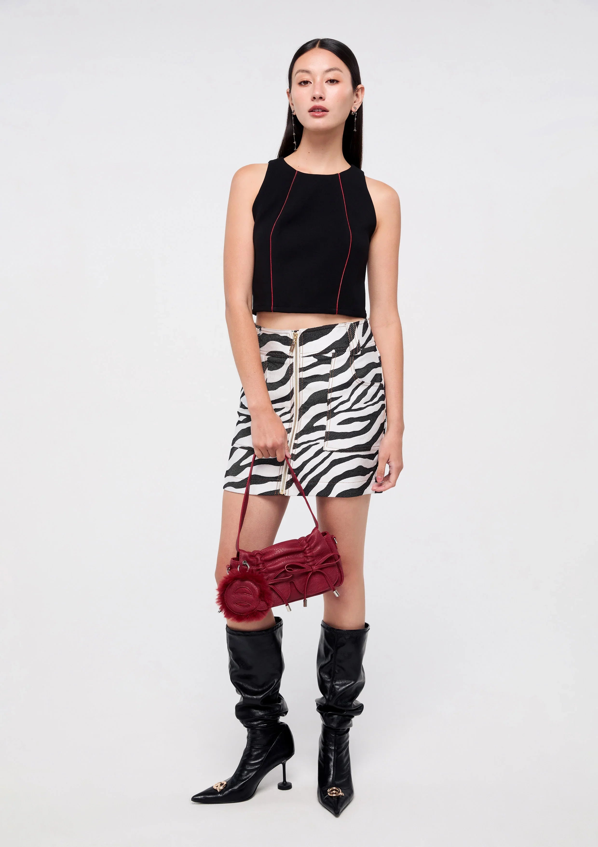 Sleeveless Crop Top