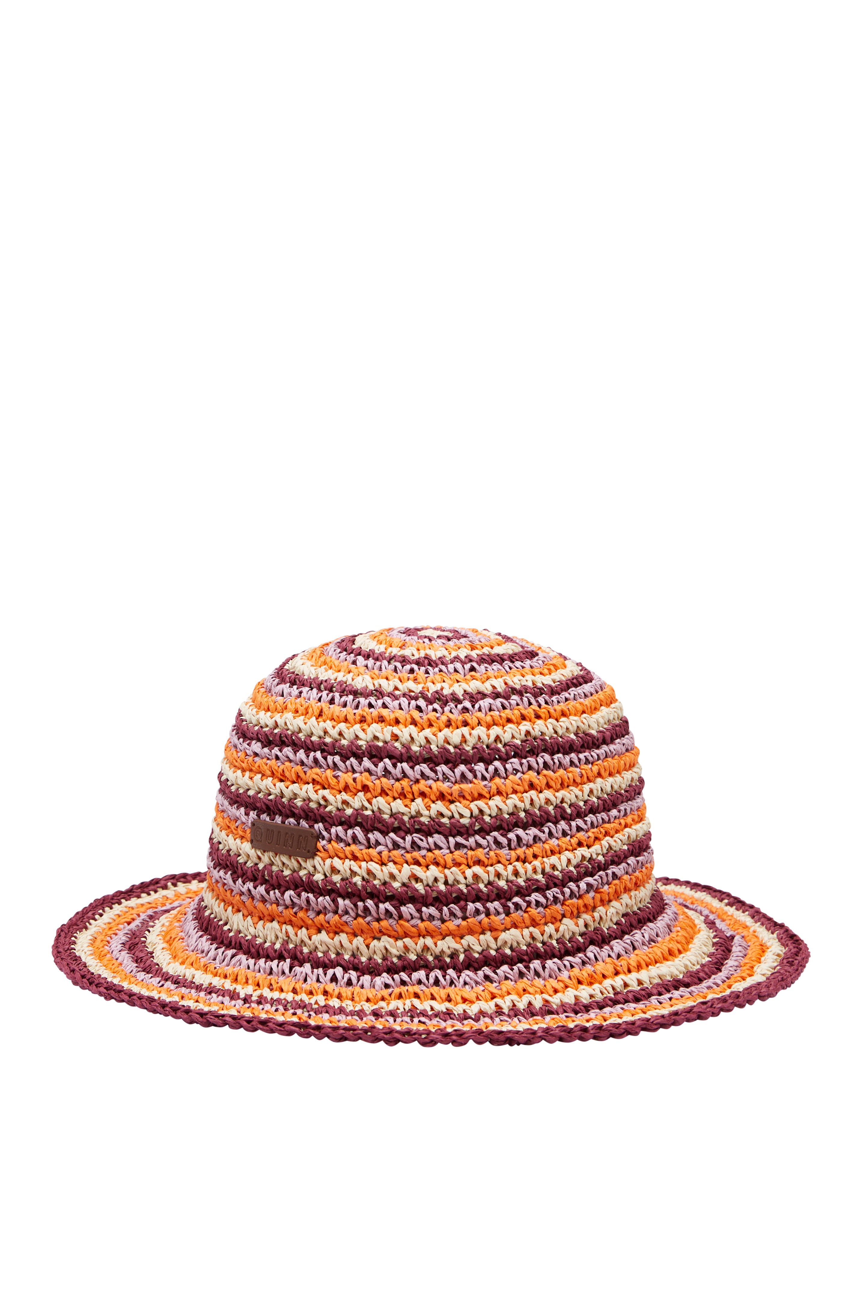 Beige Blue Custard Red Sun Hat