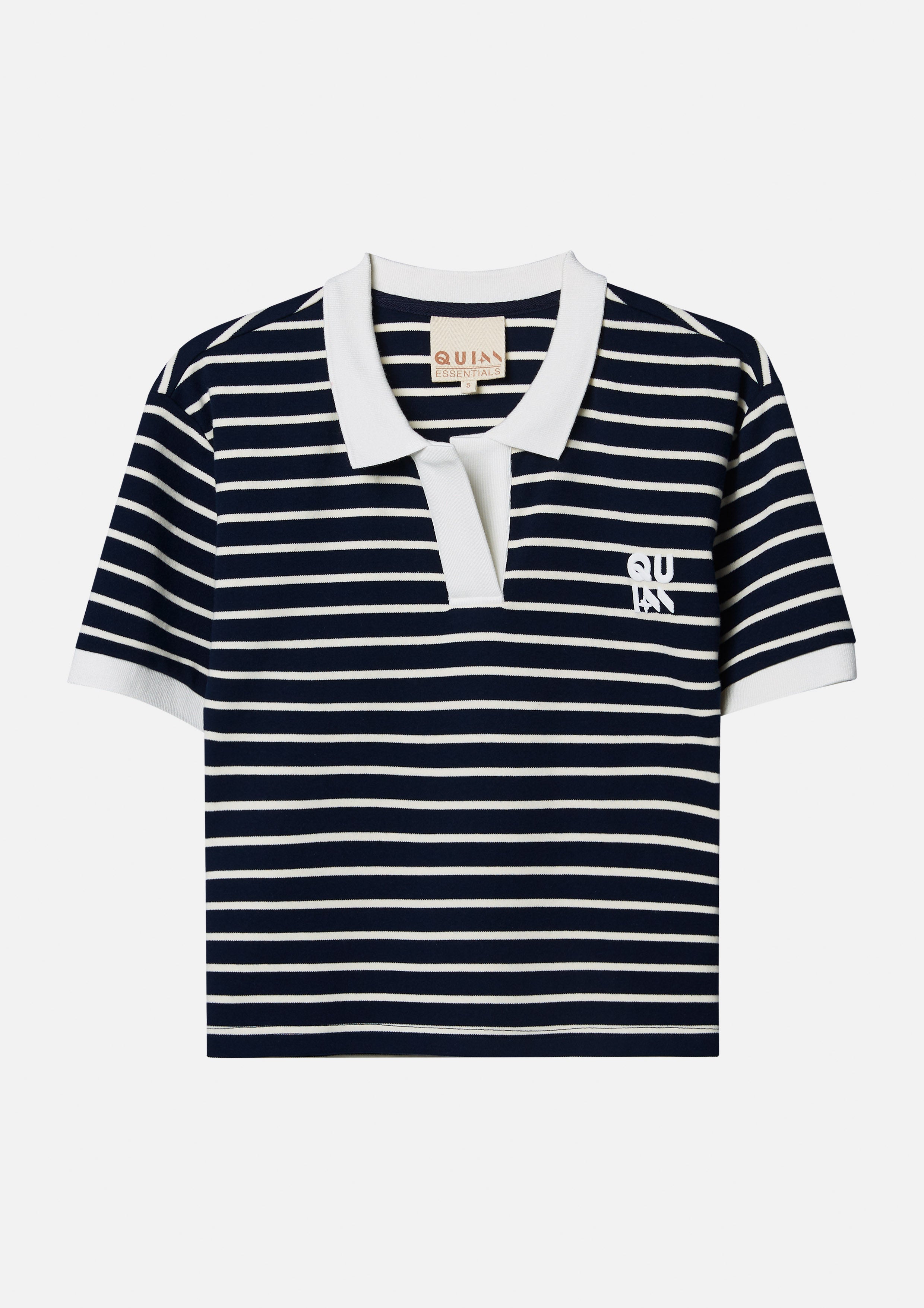 Logo Stripe Polo Top