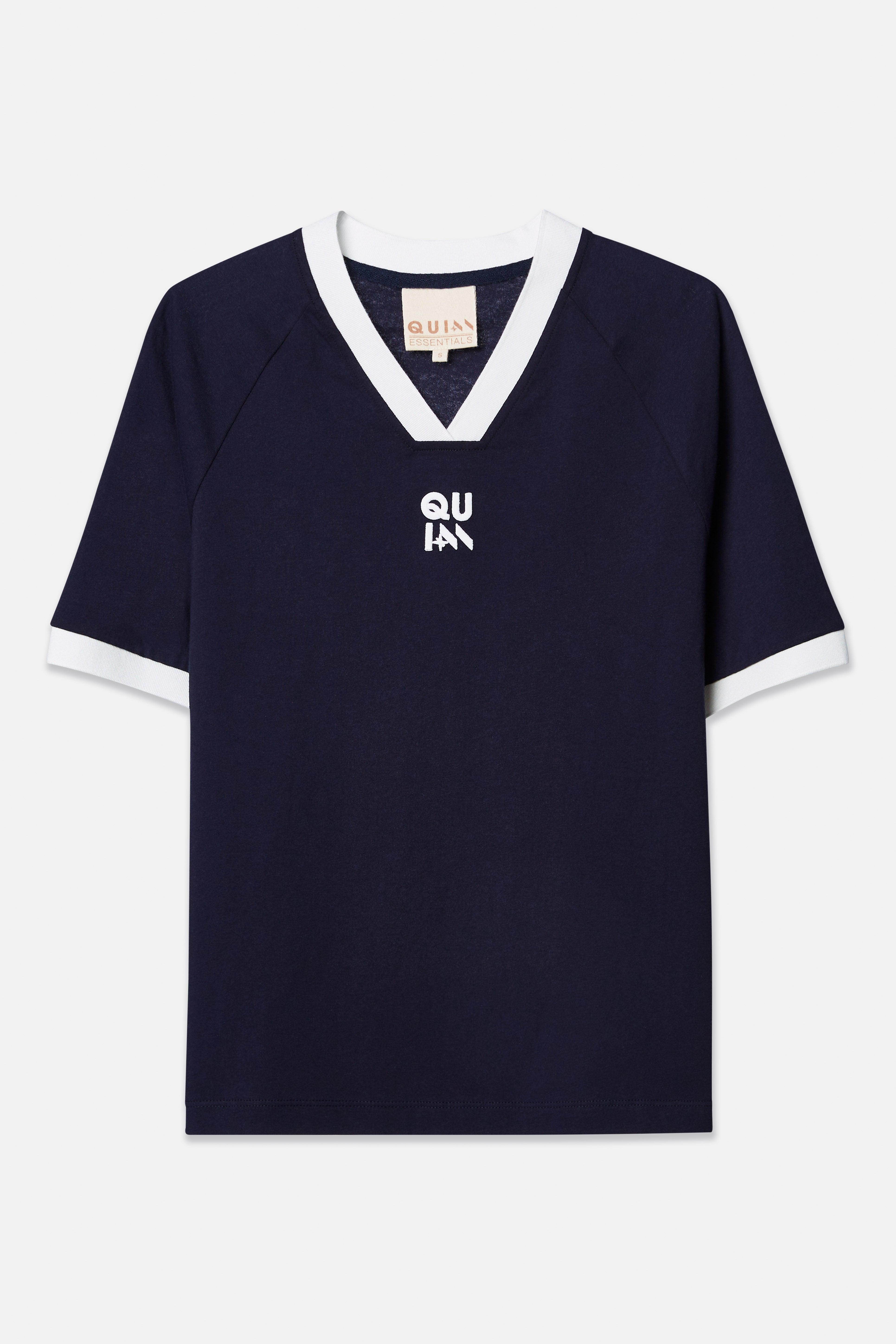 Lettering Contrast Short Sleeve T-Shirt