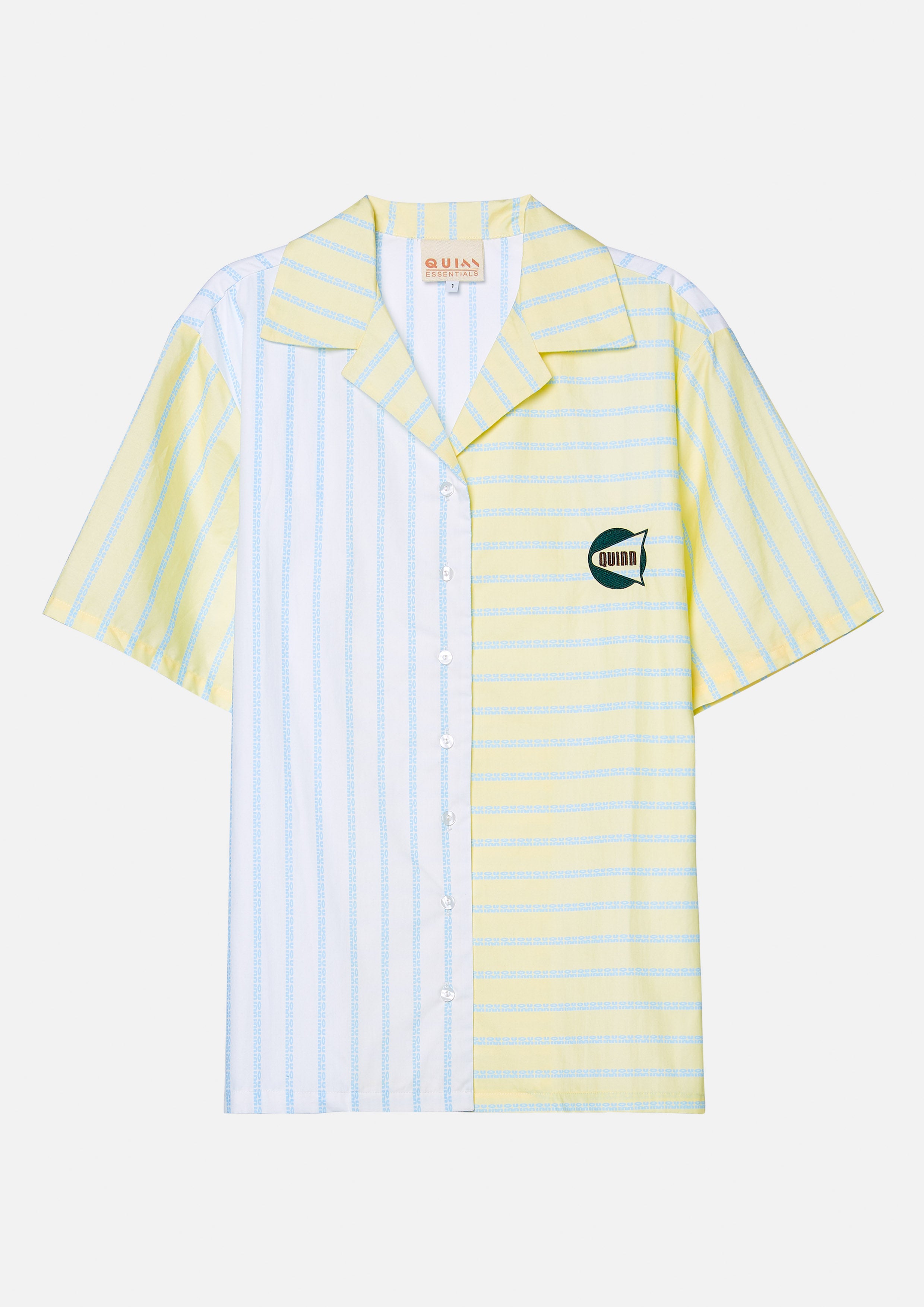 Two Tone Stripe Short Sleeve Shirt