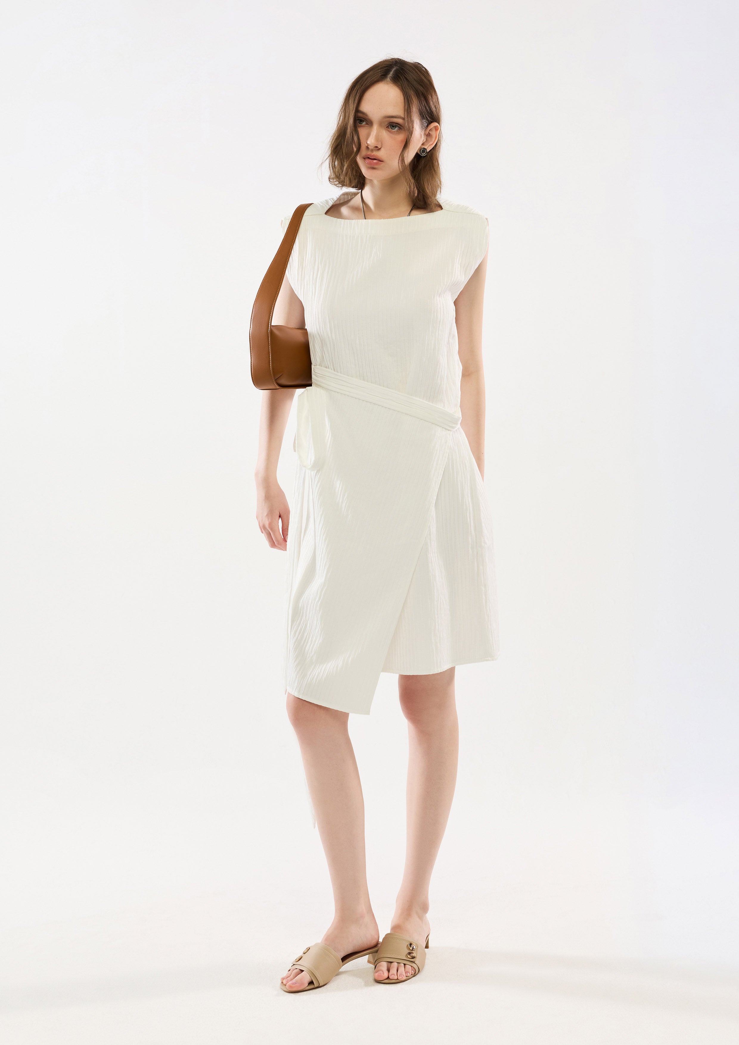 Side Wrap Mini Dress