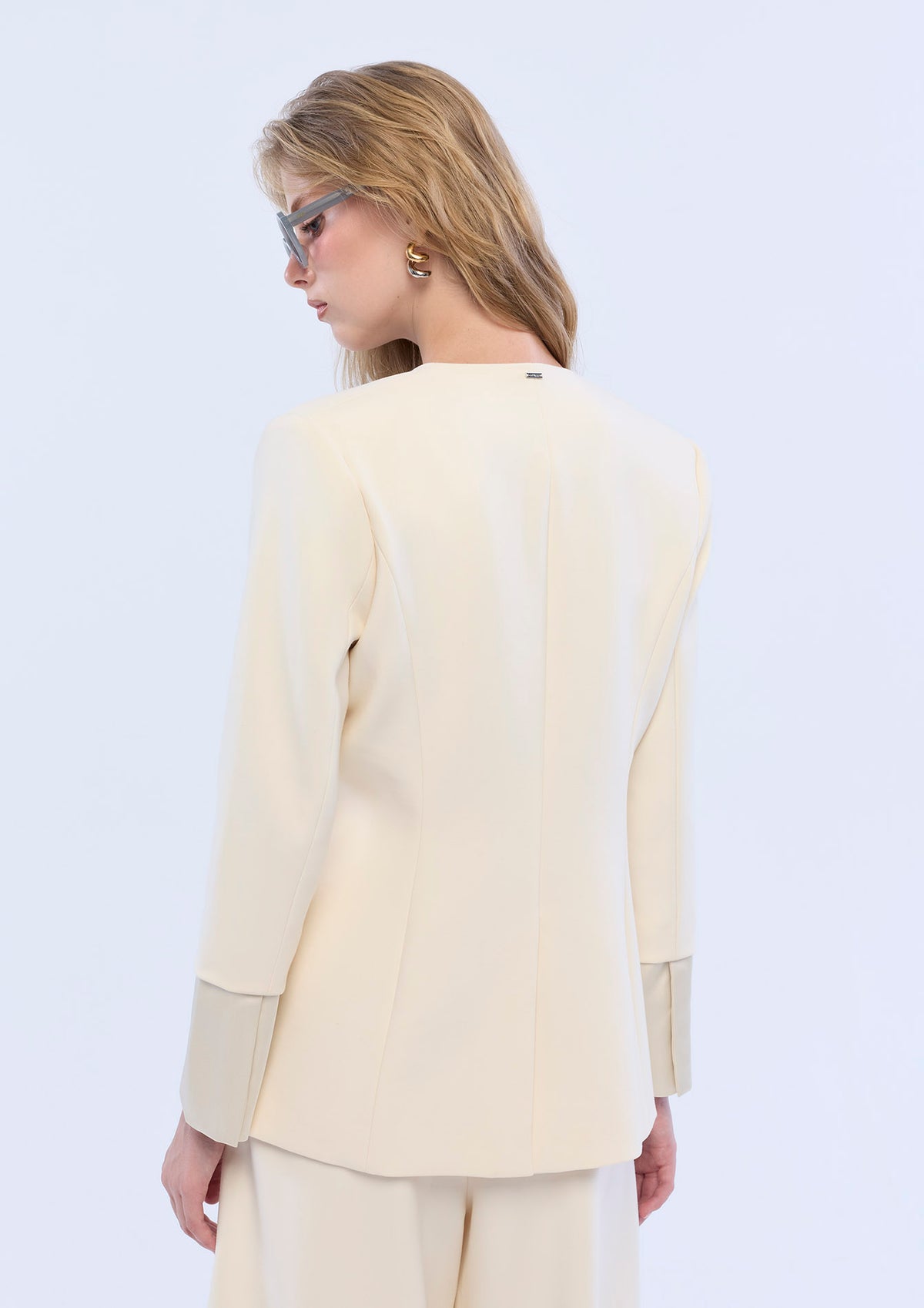 Double Breasted Long Sleeve Jacket