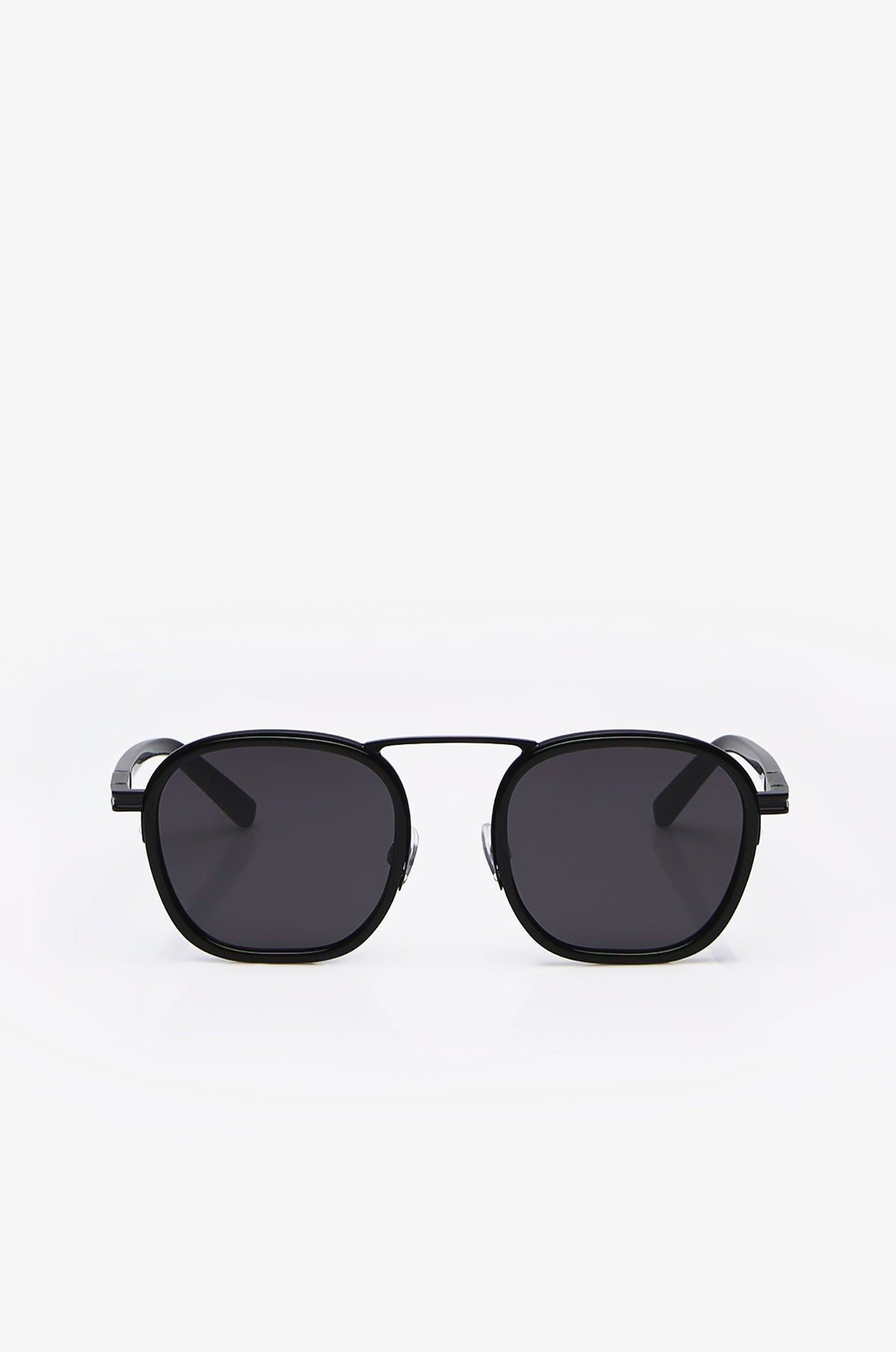 Acetate And Metal Sunglasses Black