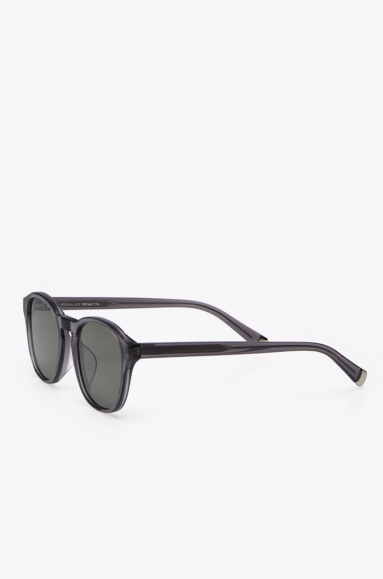 Round Acetate Sunglasses Green