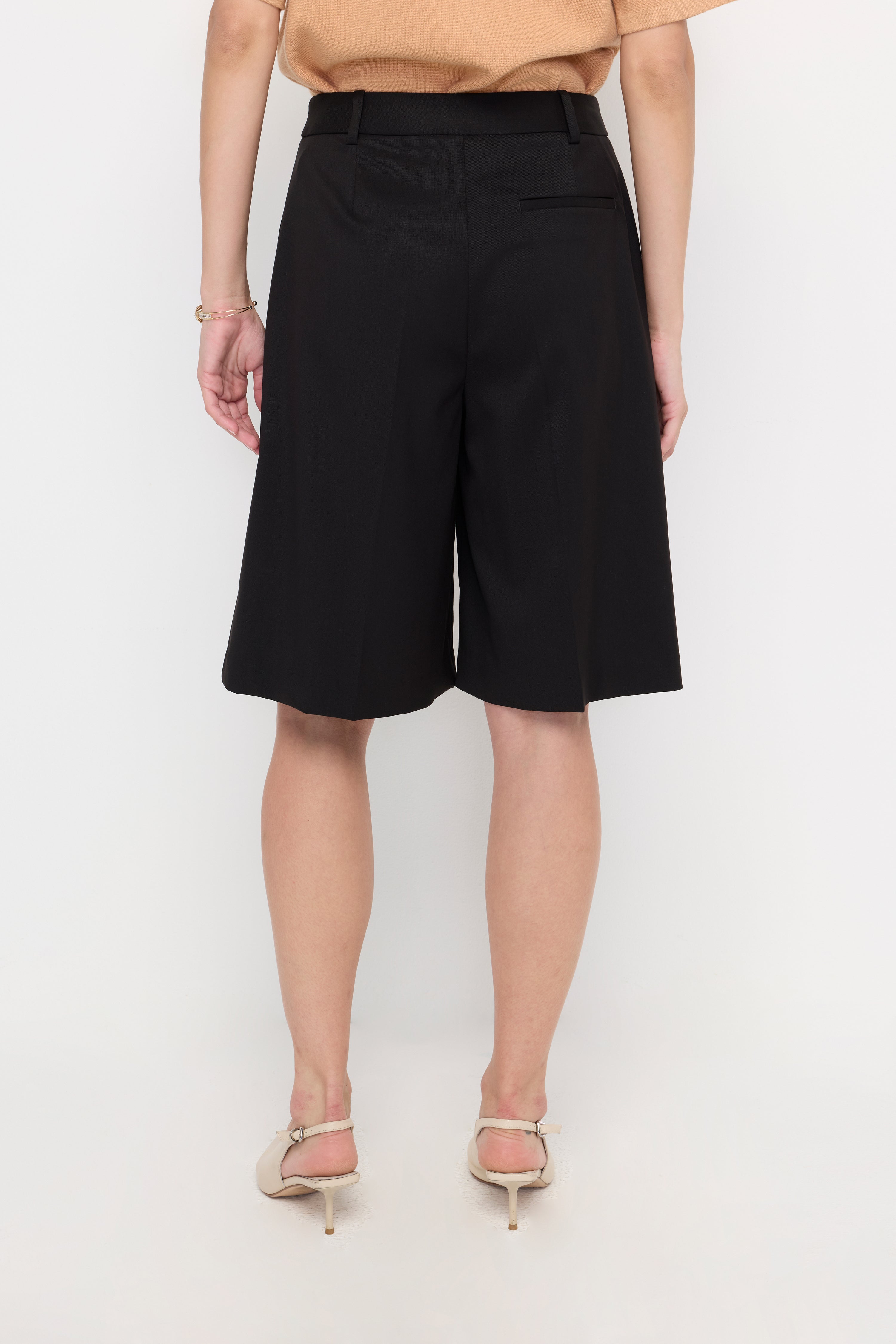 Tailored Bermuda Shorts Black