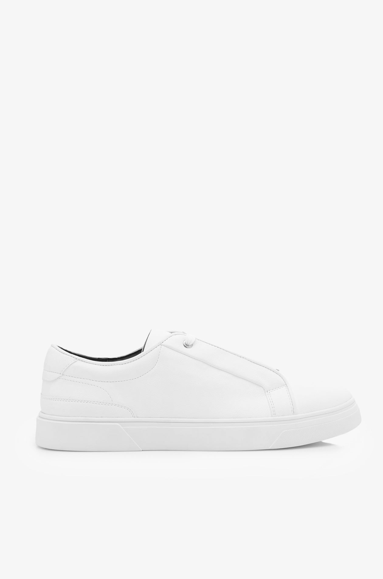 Grained Sneakers With Minimal Laces Off-White
