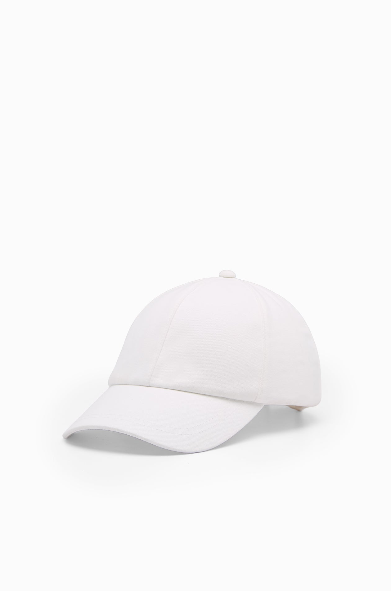 Cap Darkgreen Cotton Twill Off-White
