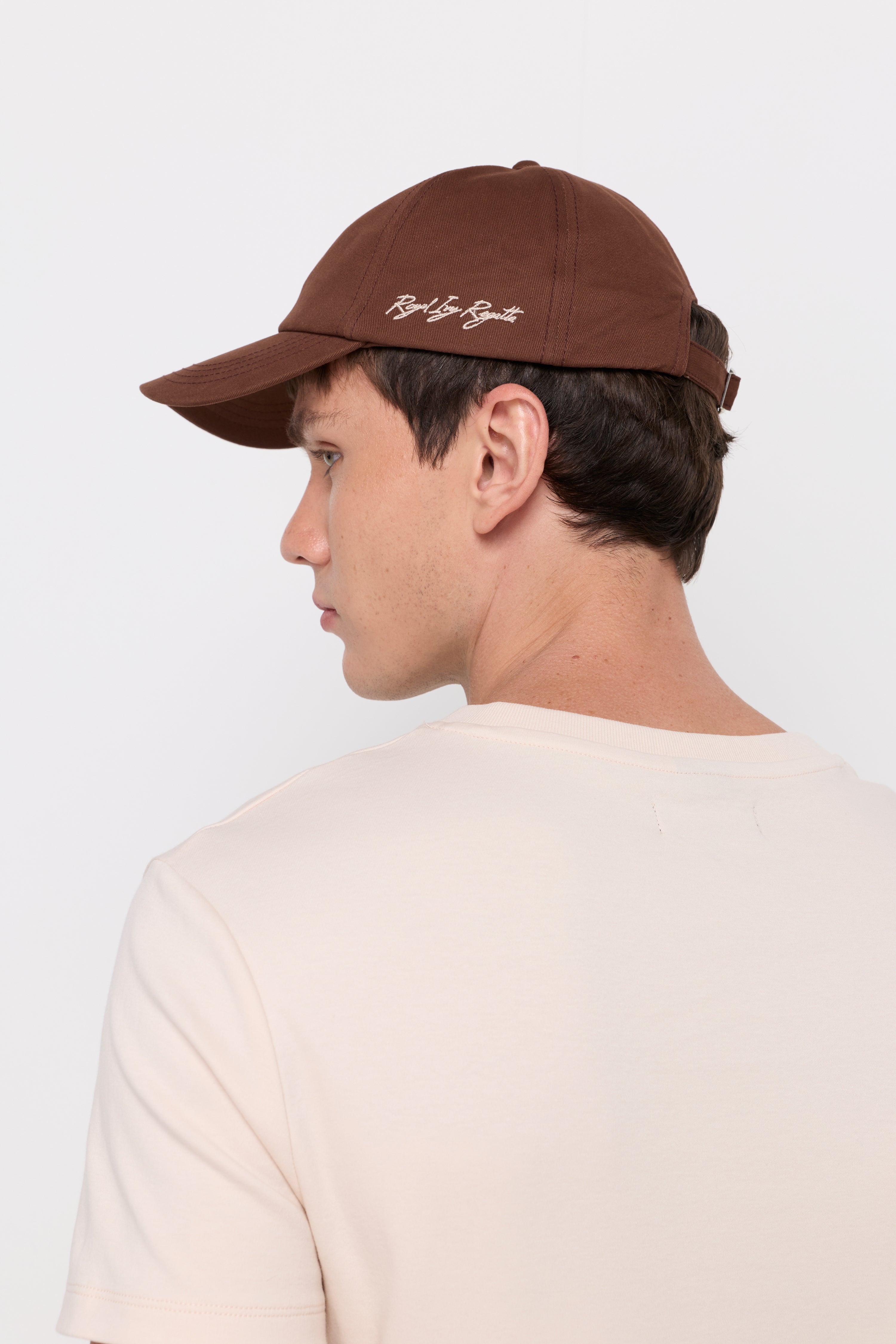 Cap Brown Cotton Twill Brown