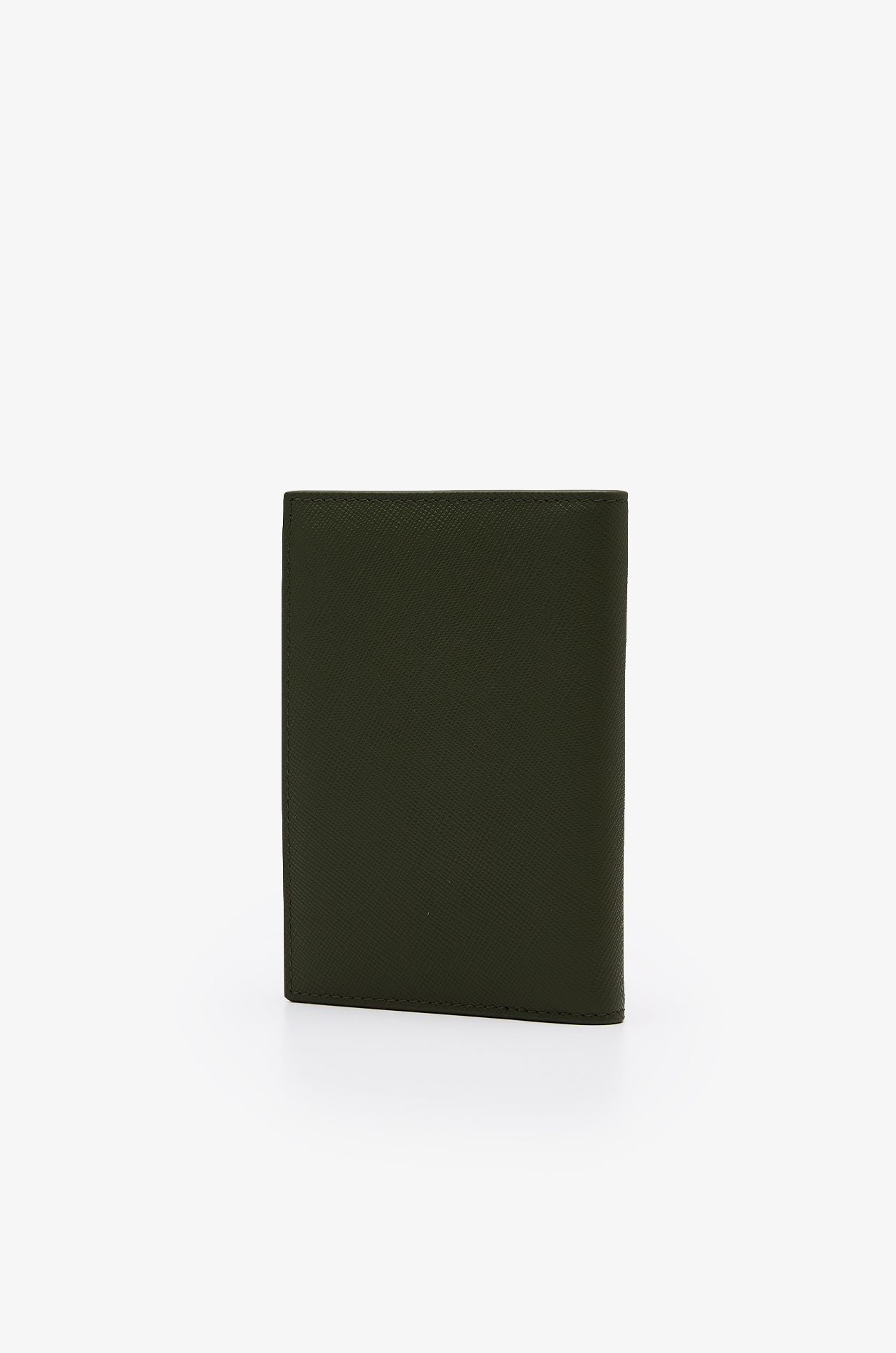 Saffiano Passport Holder Dark Green