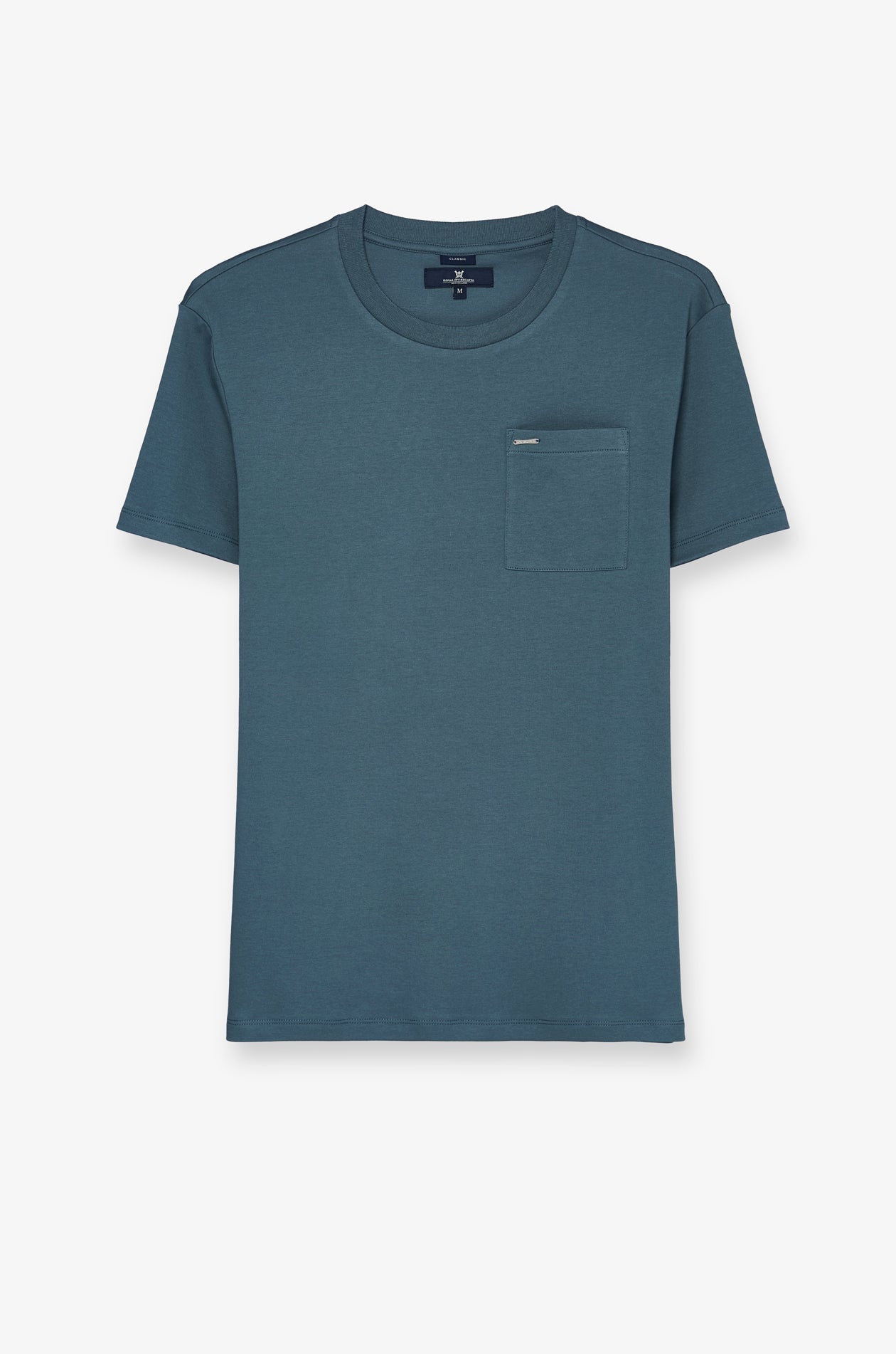 Round Neck Cotton T-Shirt Dark Green