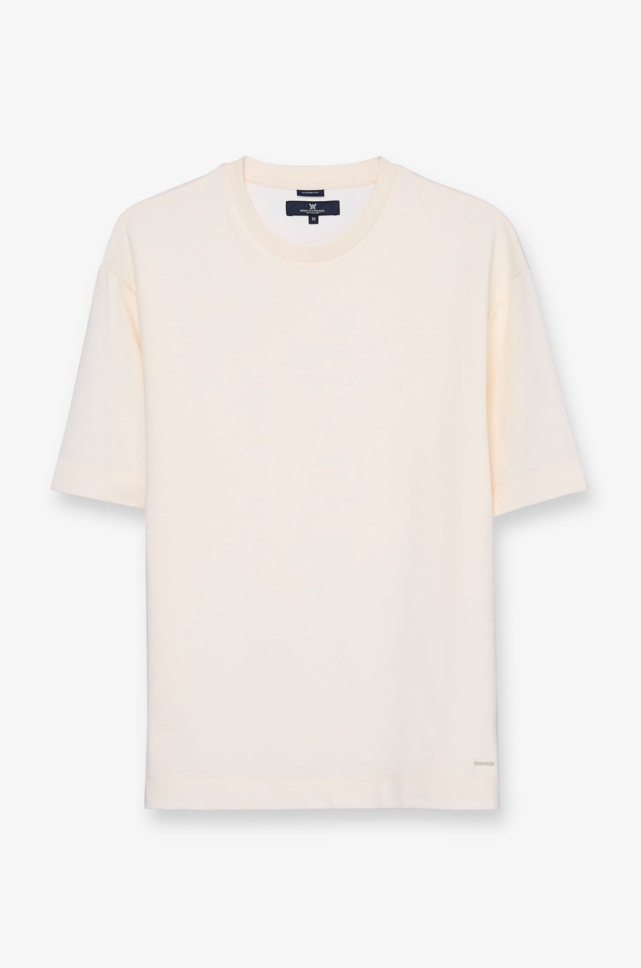 Premium Essential Crew Neck T-Shirt Cream