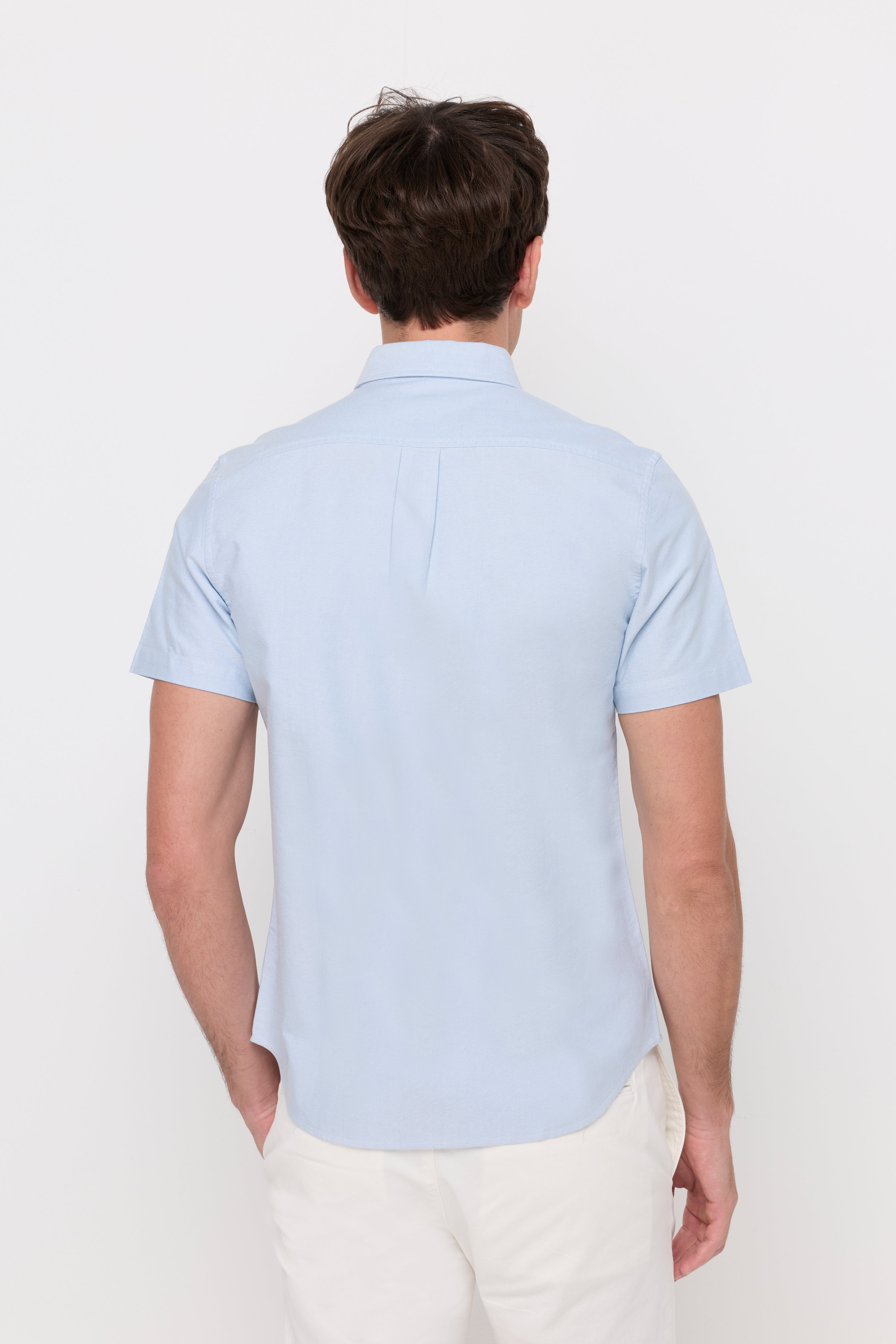 Oxford Short Sleeve Shirt Light Blue