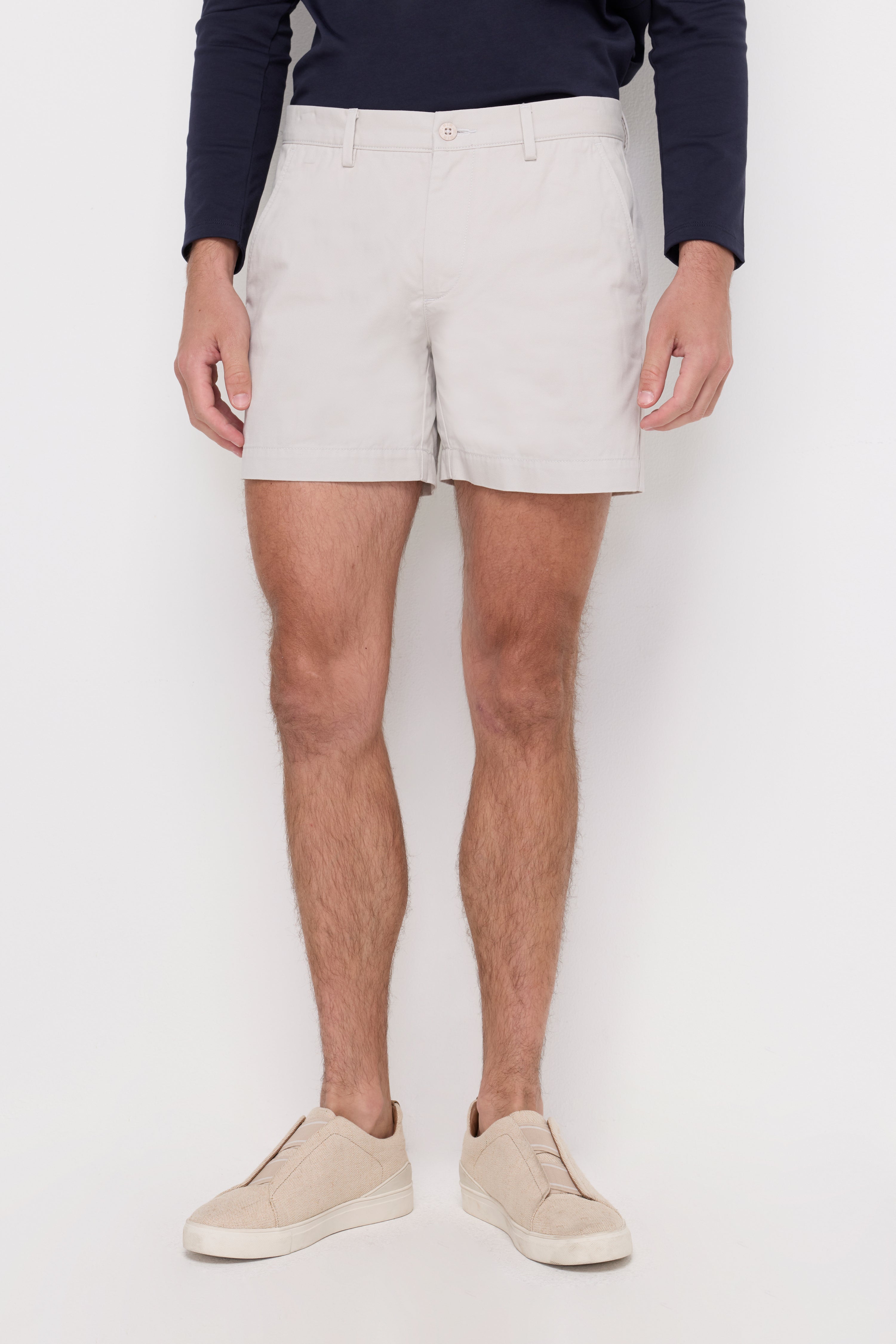 Chino 5-Inch Shorts Pants Light Grey