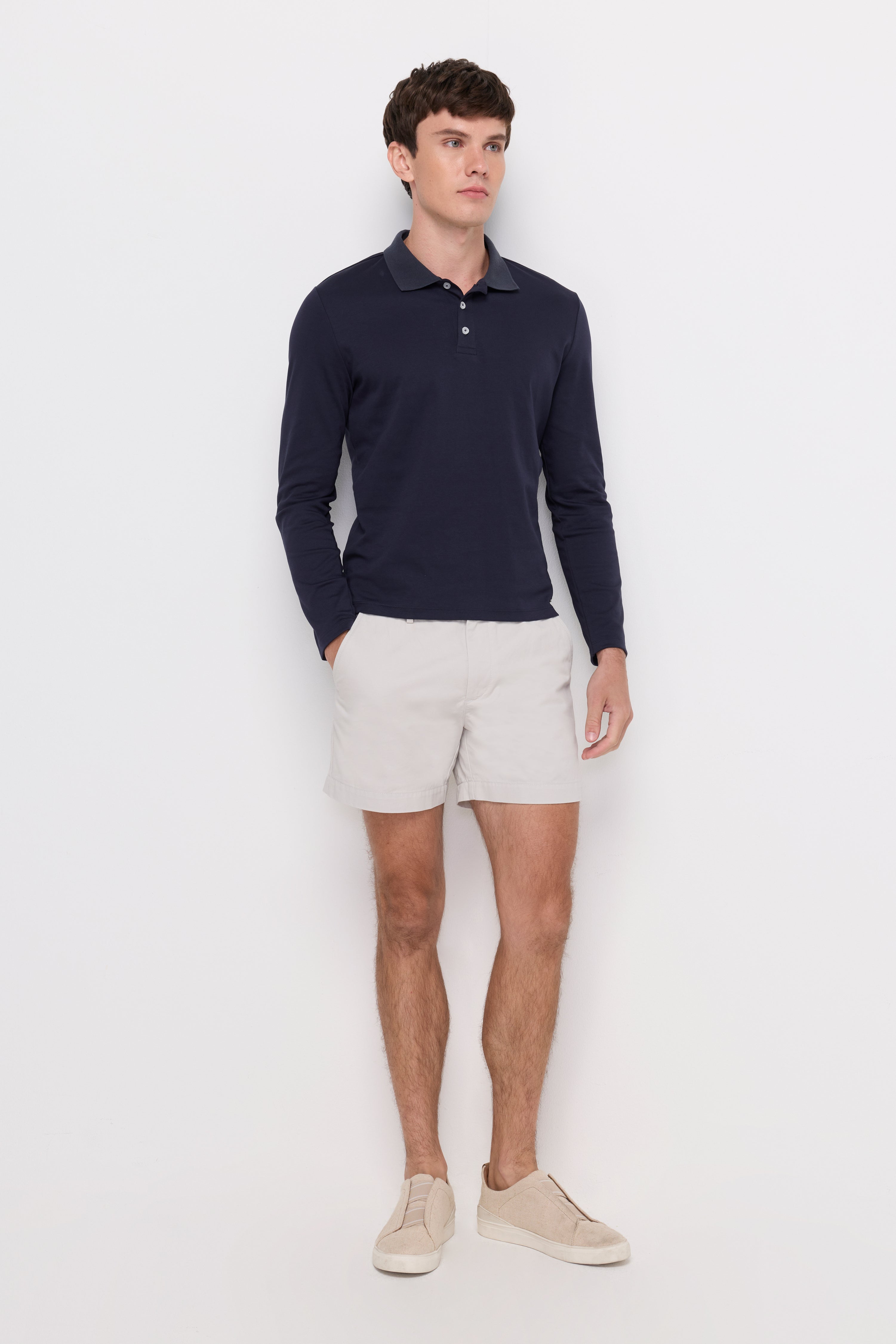 Chino 5-Inch Shorts Pants Light Grey