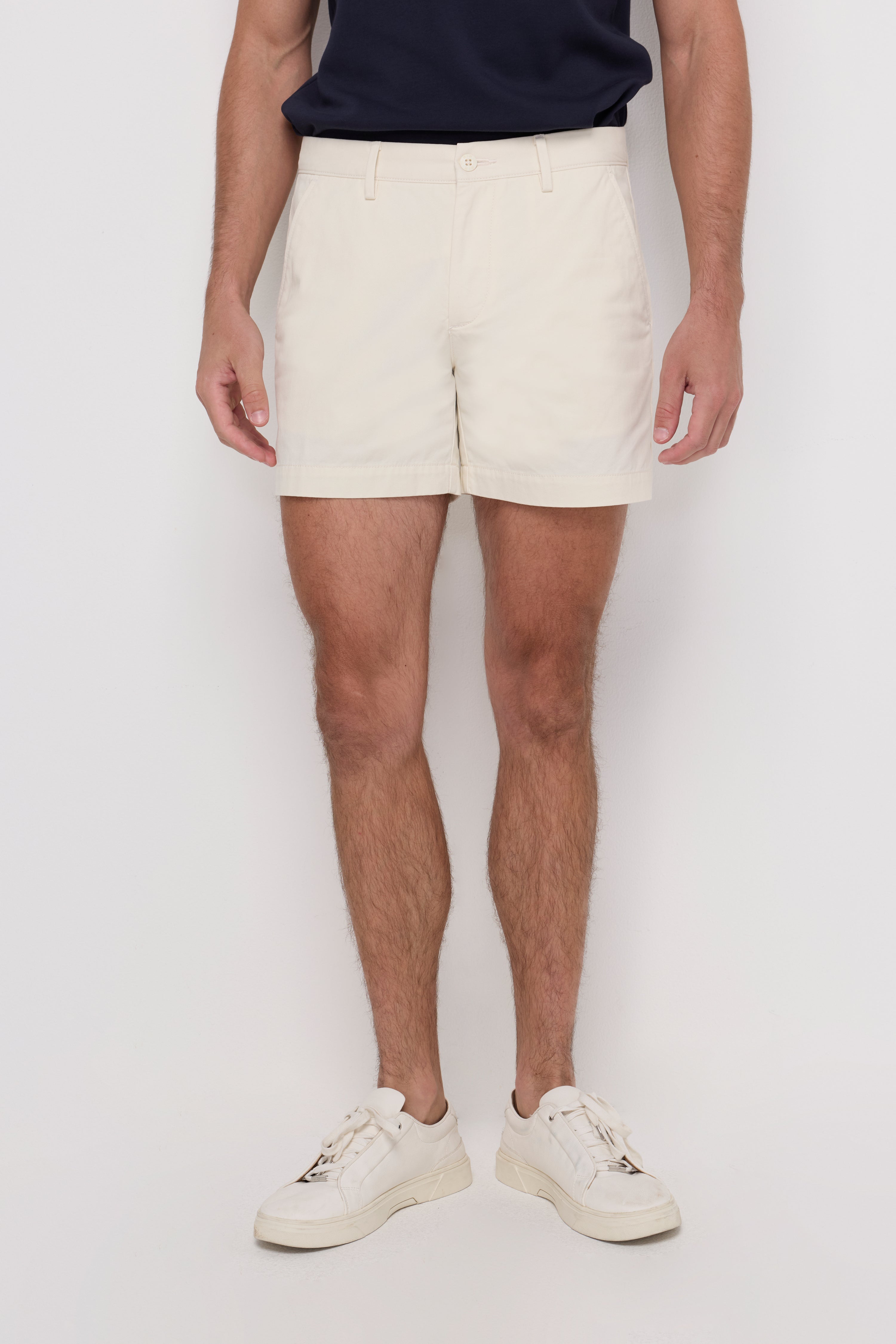 Chino 5-Inch Shorts Pants Cream