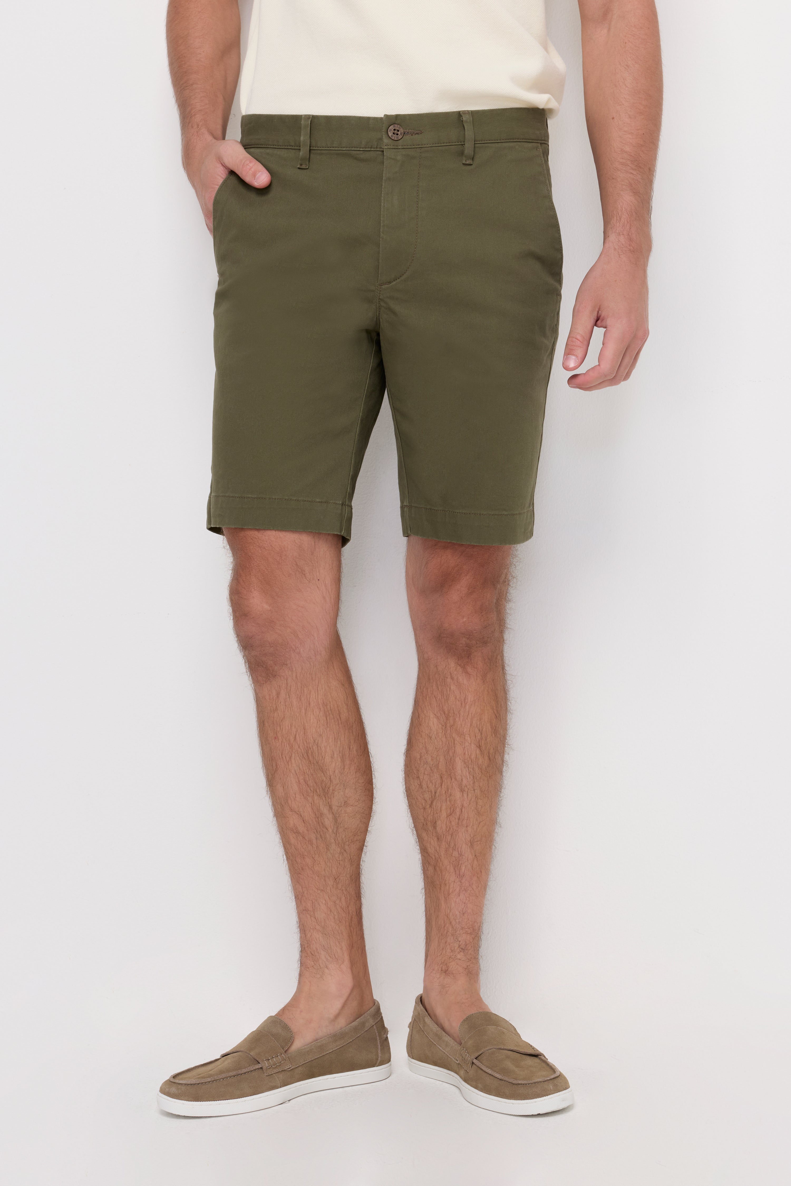 Chino 9-Inch Shorts Pants Dark Green