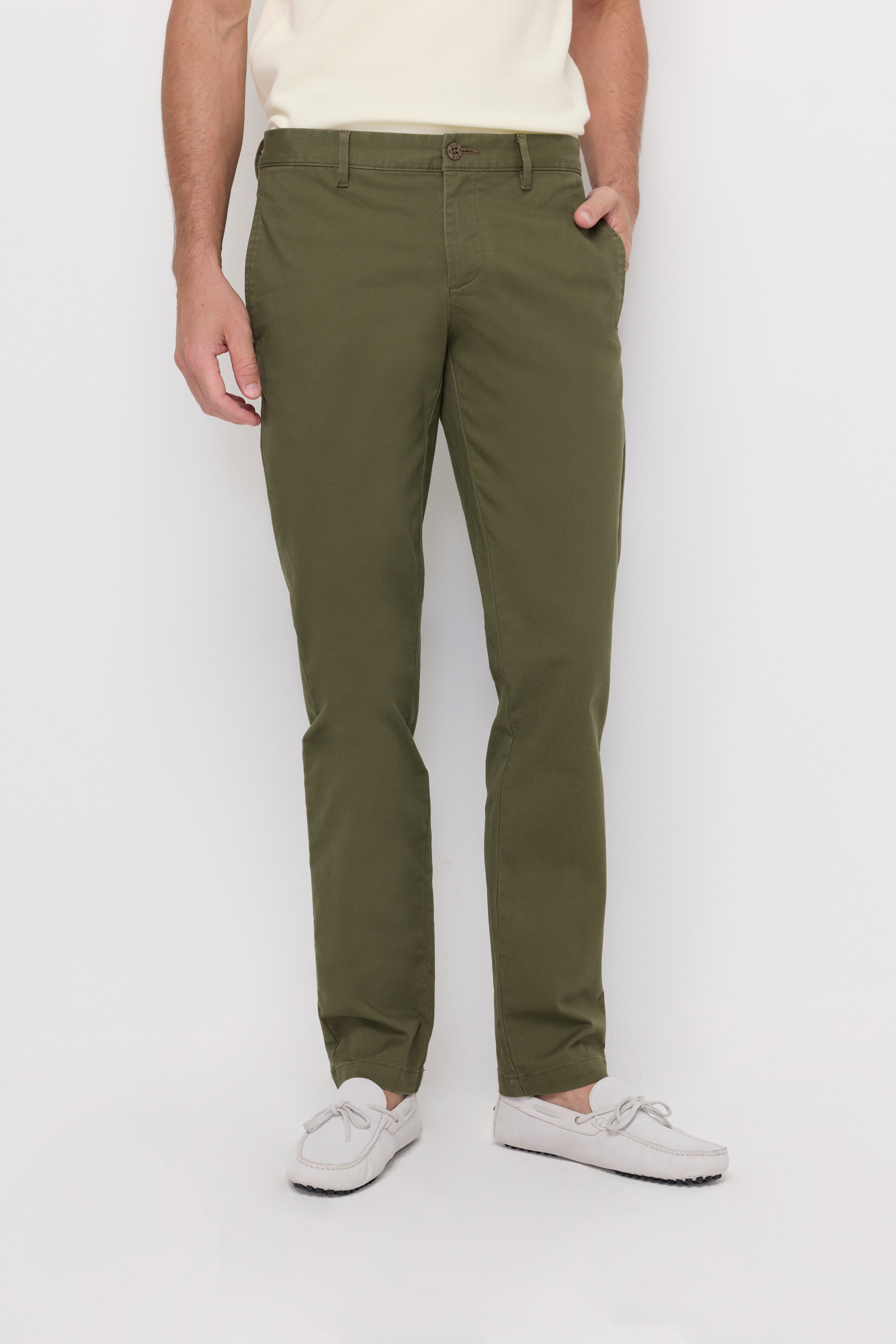 Chino Trousers Dark Green