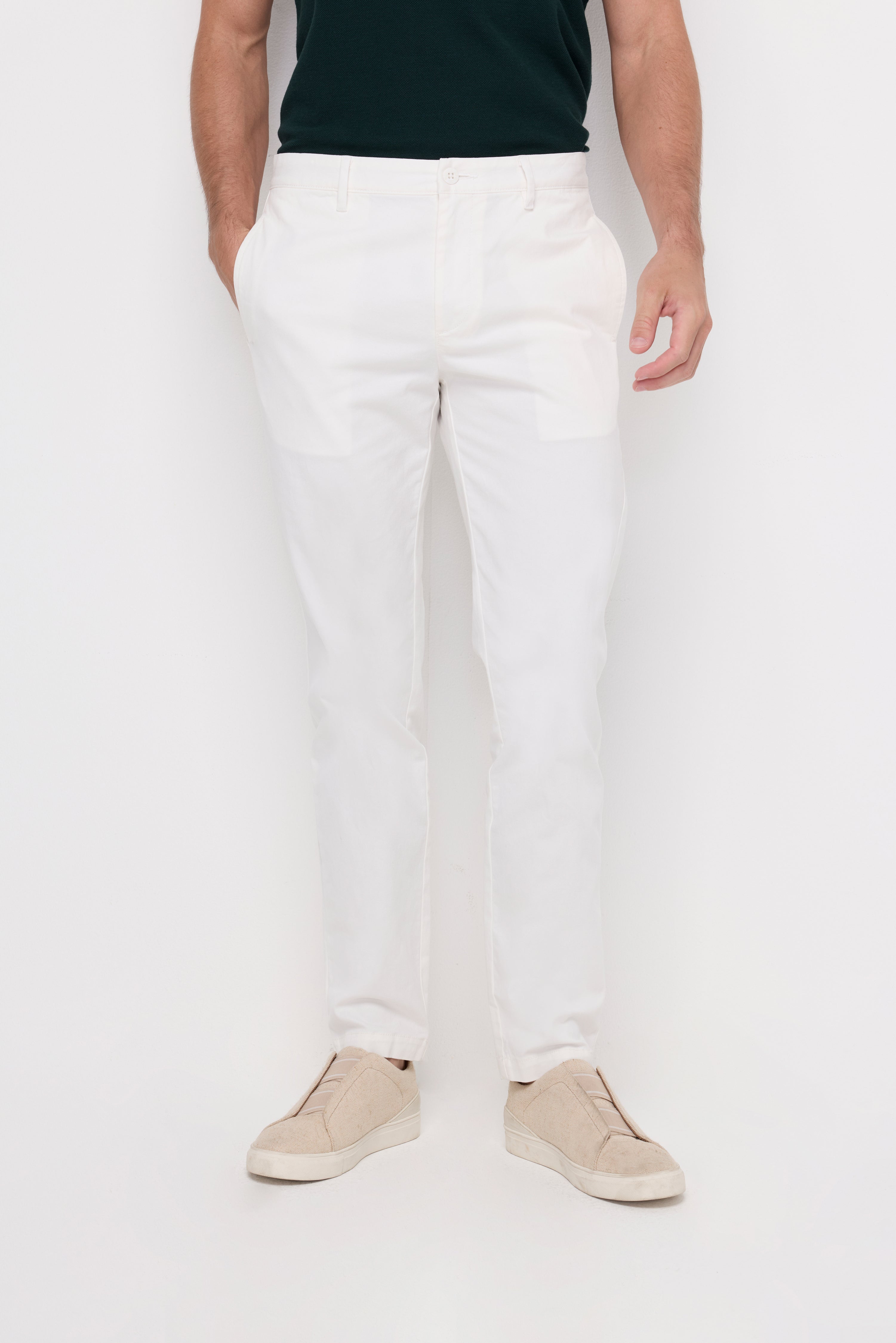 Chino Trousers Off-White