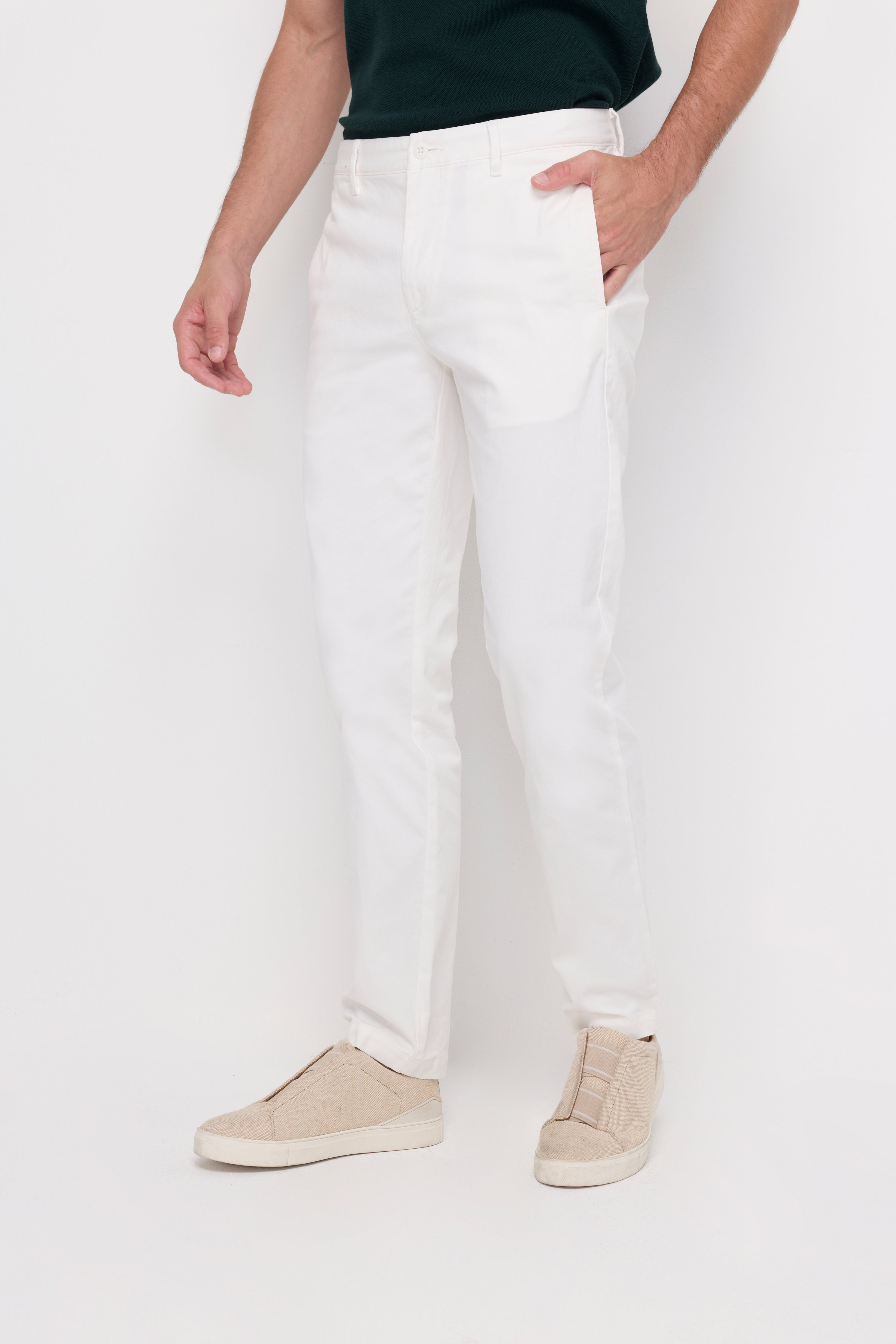 Chino Trousers Off-White