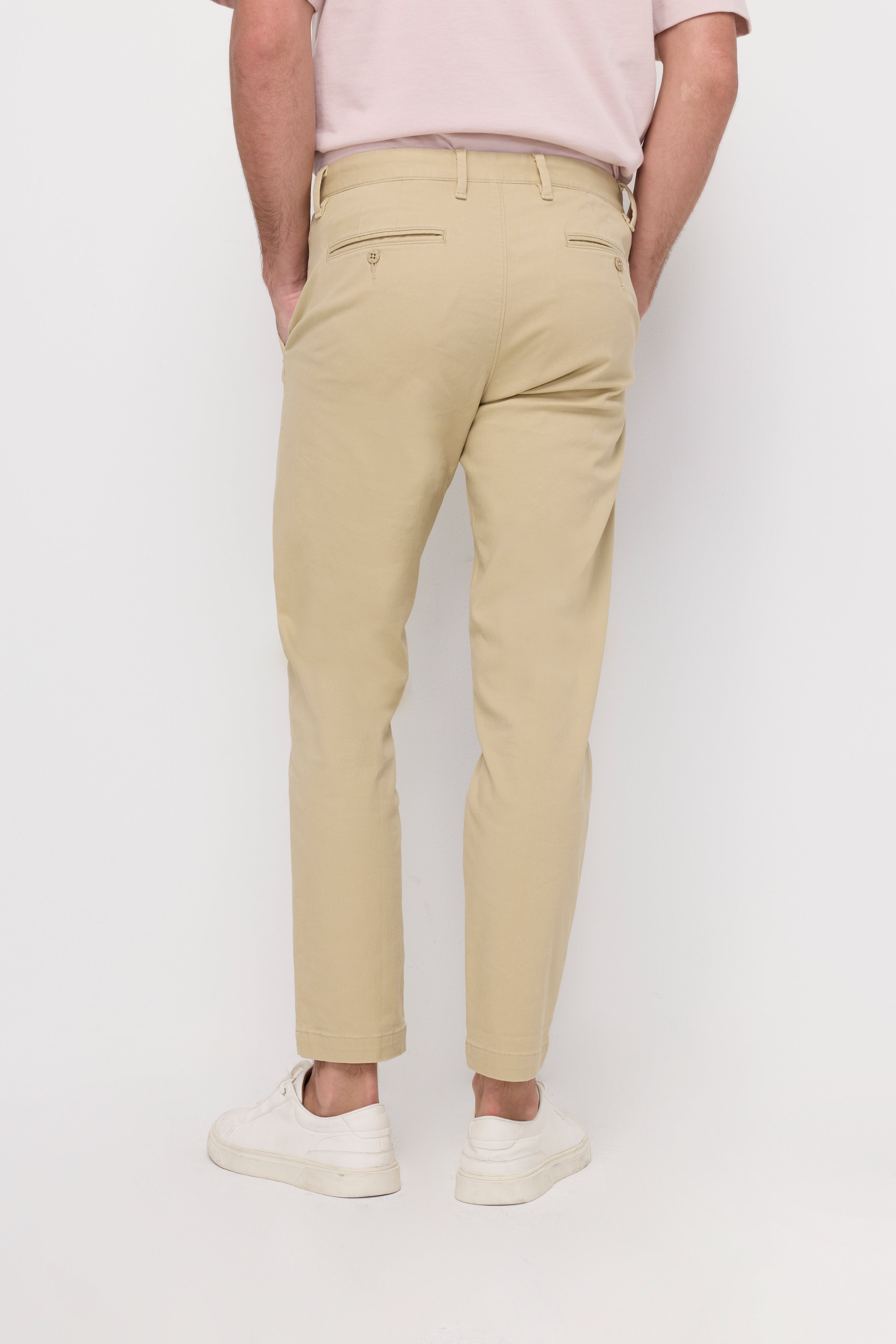 Chino Ankle Trousers Beige