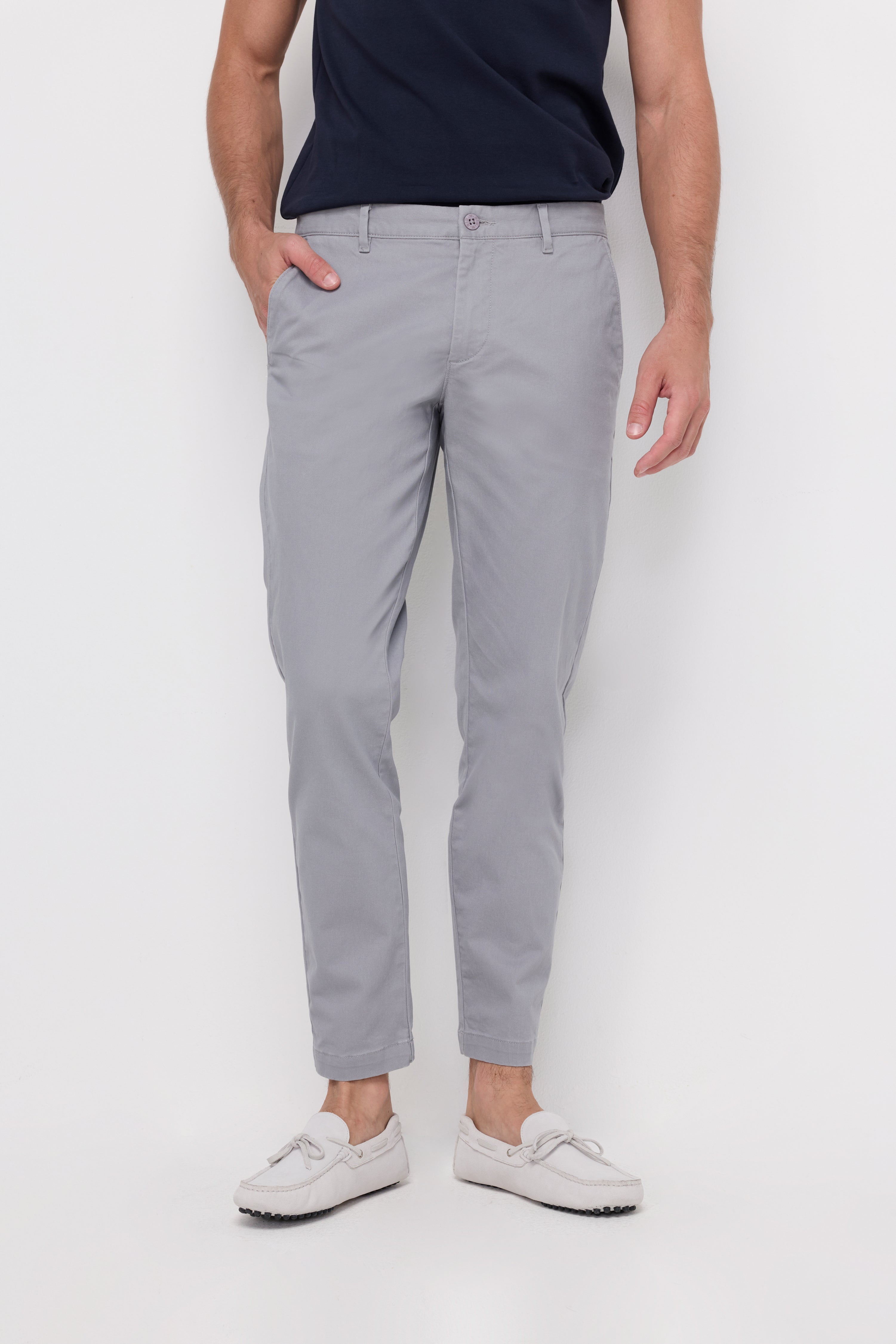 Chino Ankle Trousers Grey