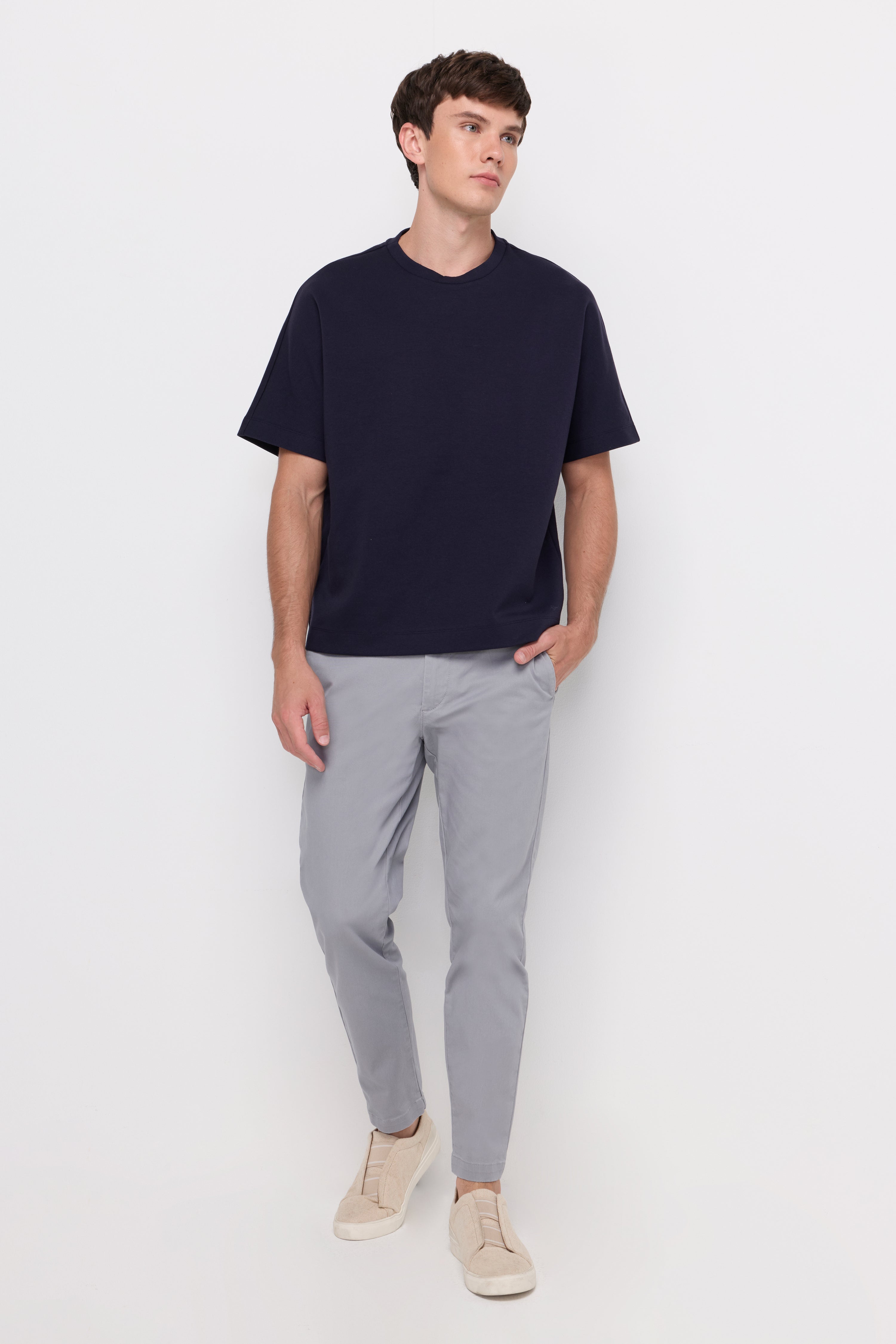 Chino Ankle Trousers Grey