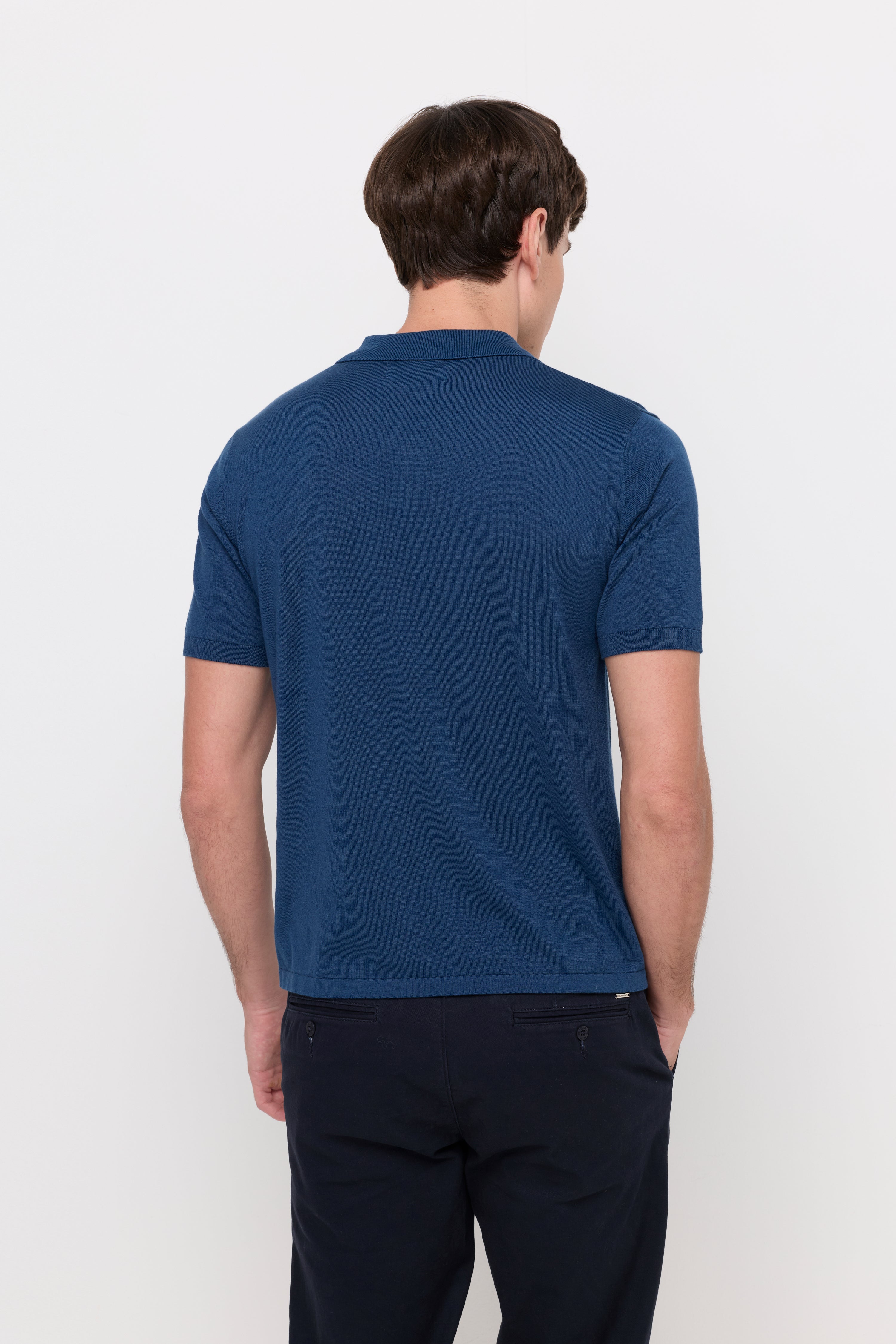 Pique Knitwear Polo Cotton Green
