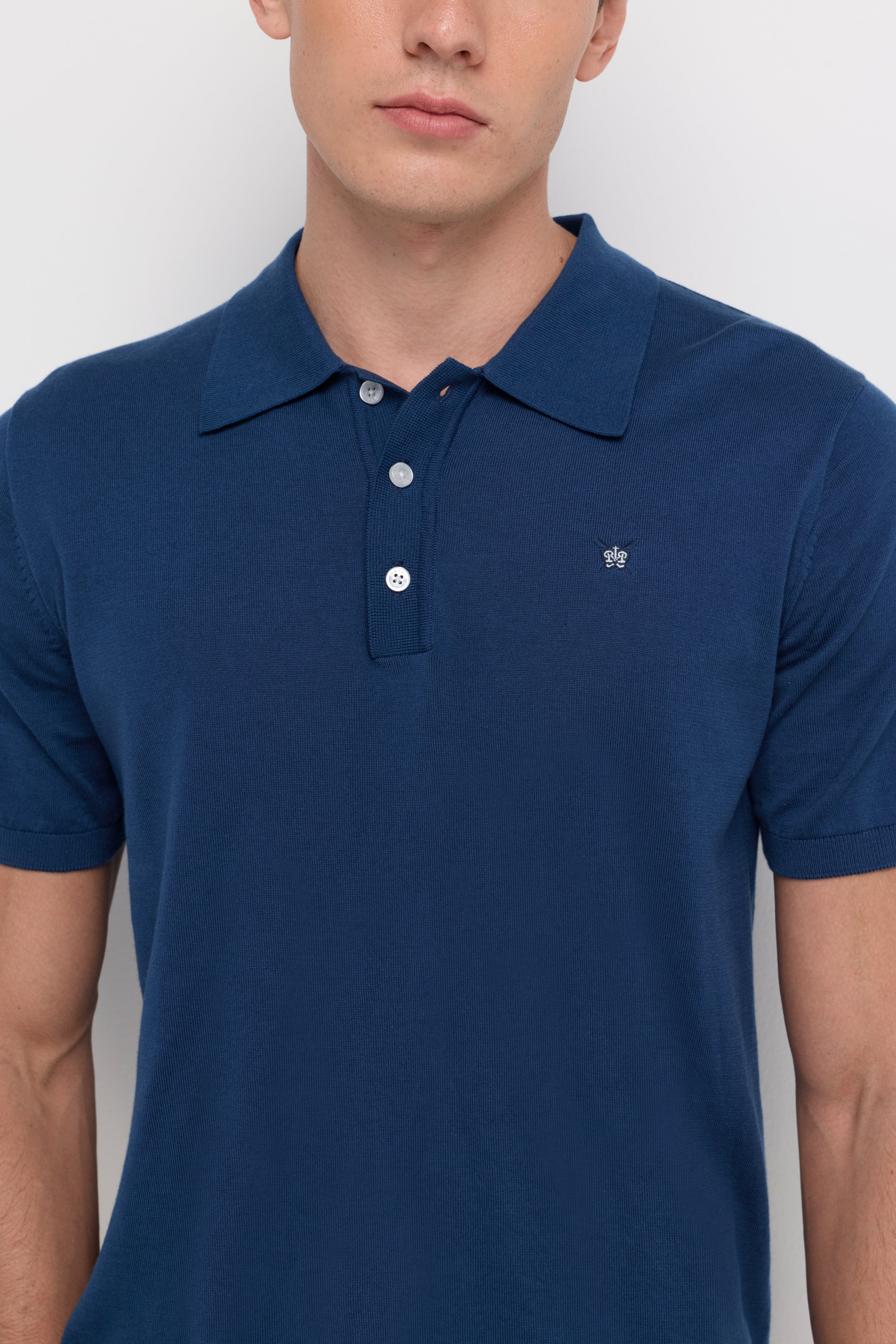 Pique Knitwear Polo Cotton Green