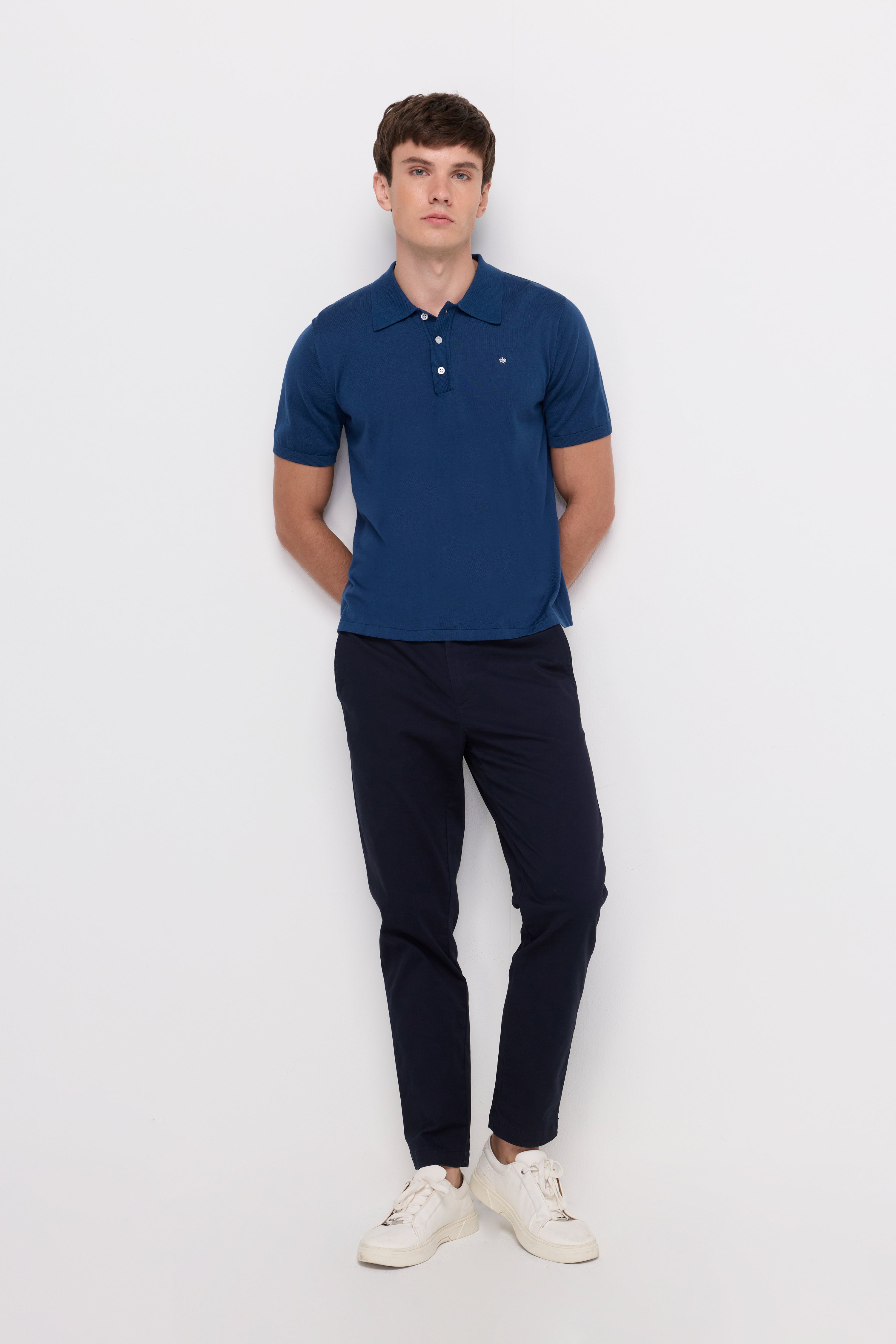 Pique Knitwear Polo Cotton Green