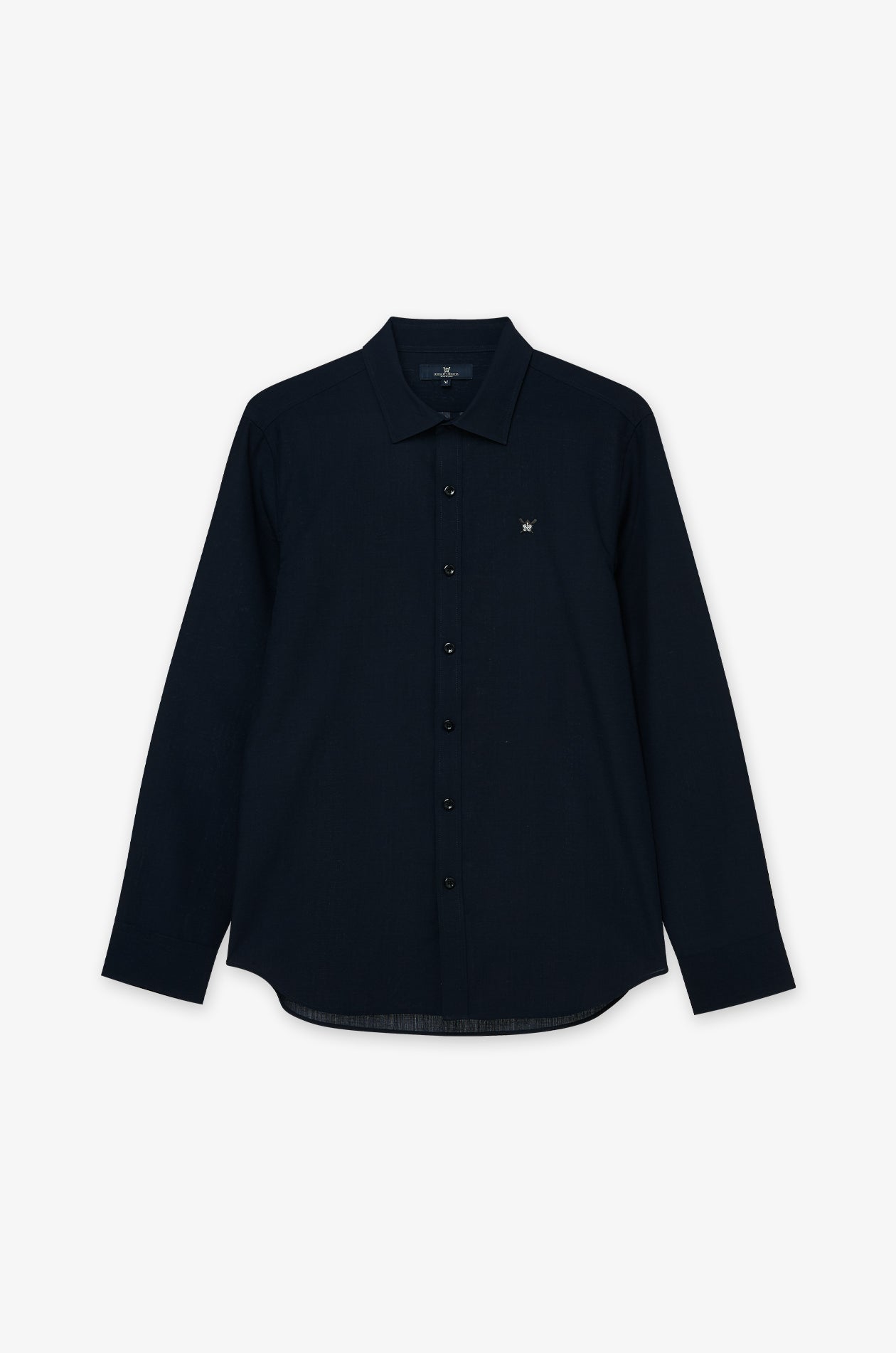 Heritage Cotton Shirt Navy