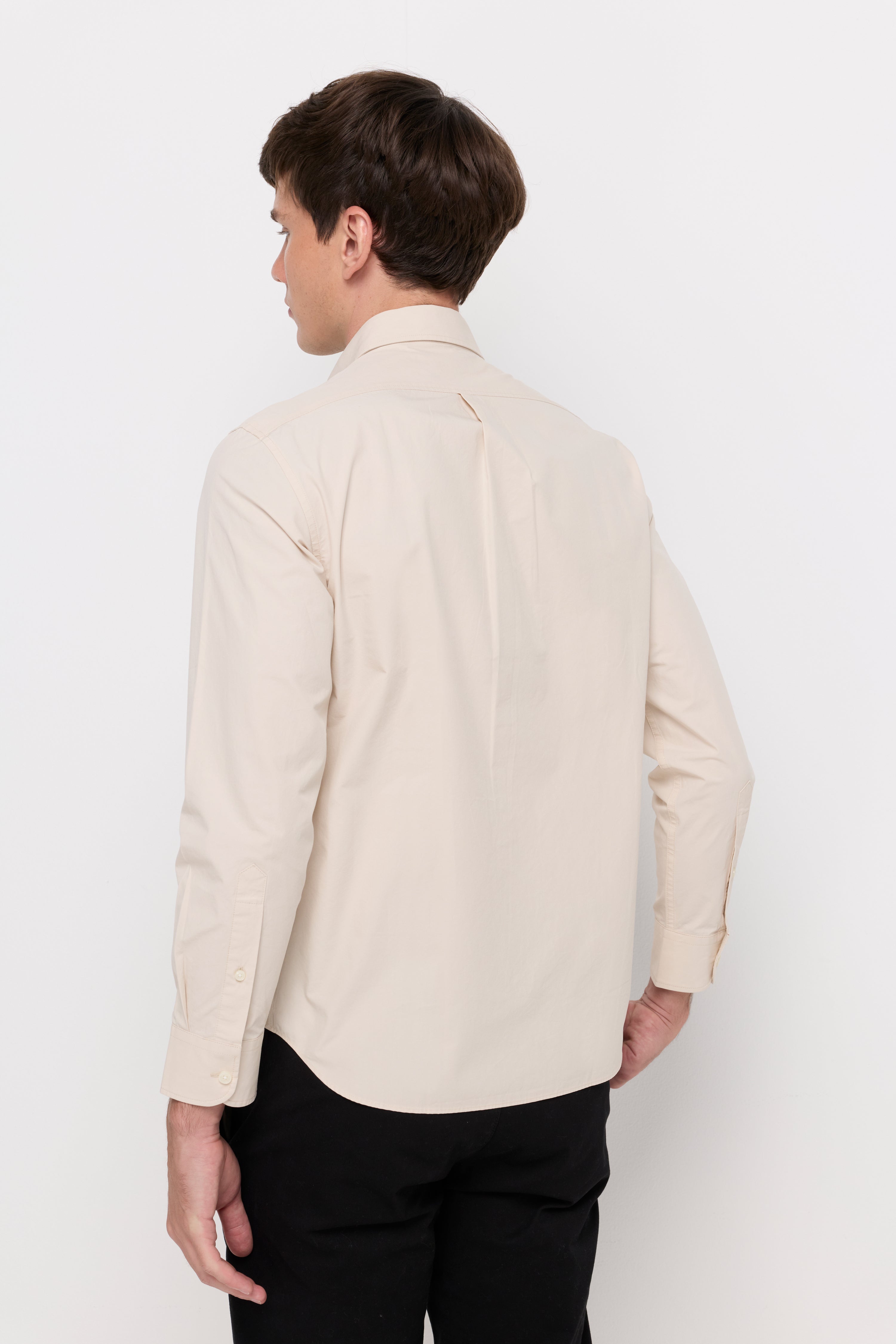 Minimal Classic Shirt Light Beige