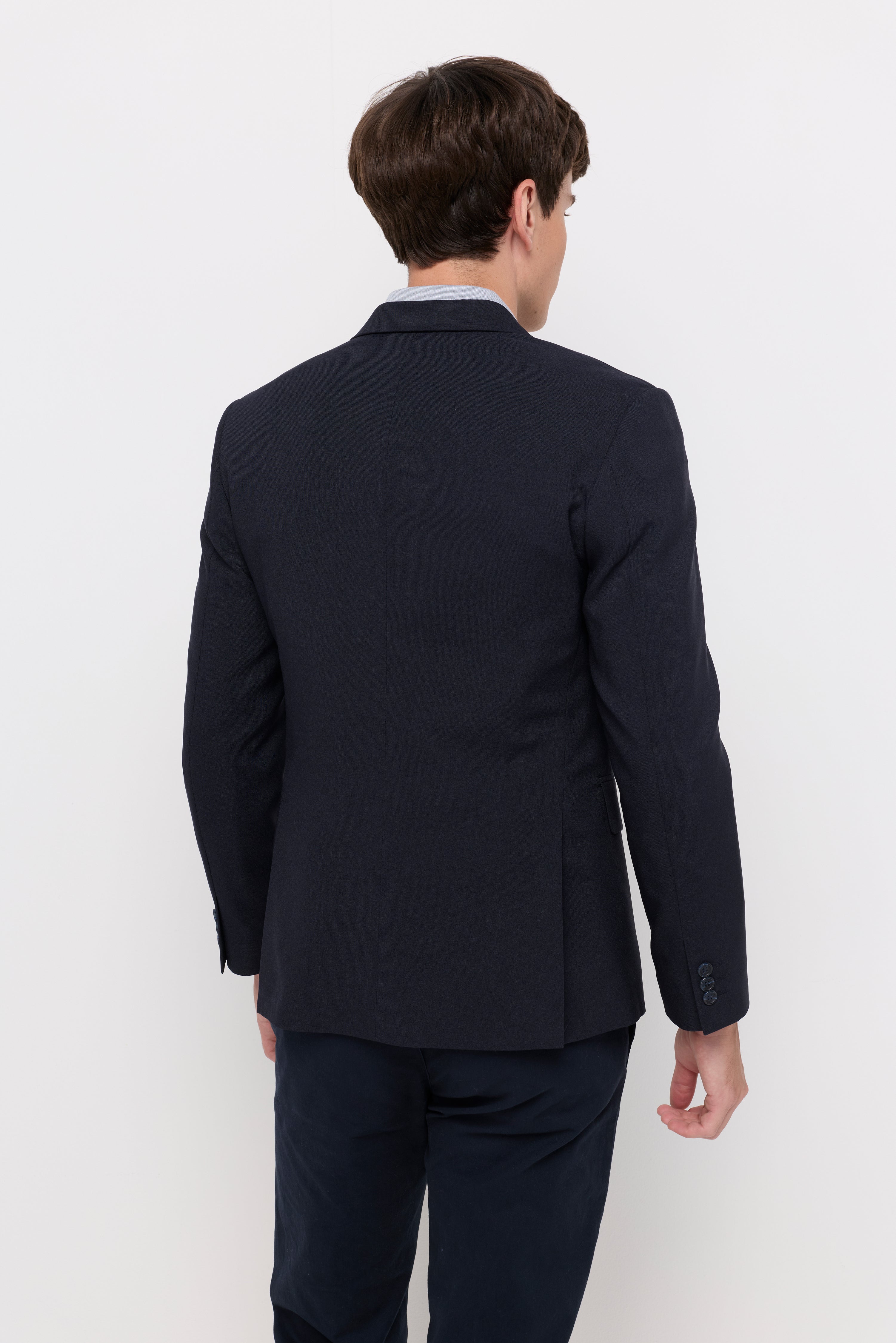 Classic Tailored Navy Blazer Navy