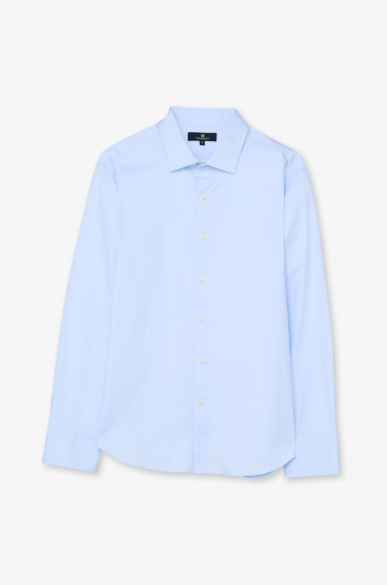 Essential Cotton Twill Shirt Blue