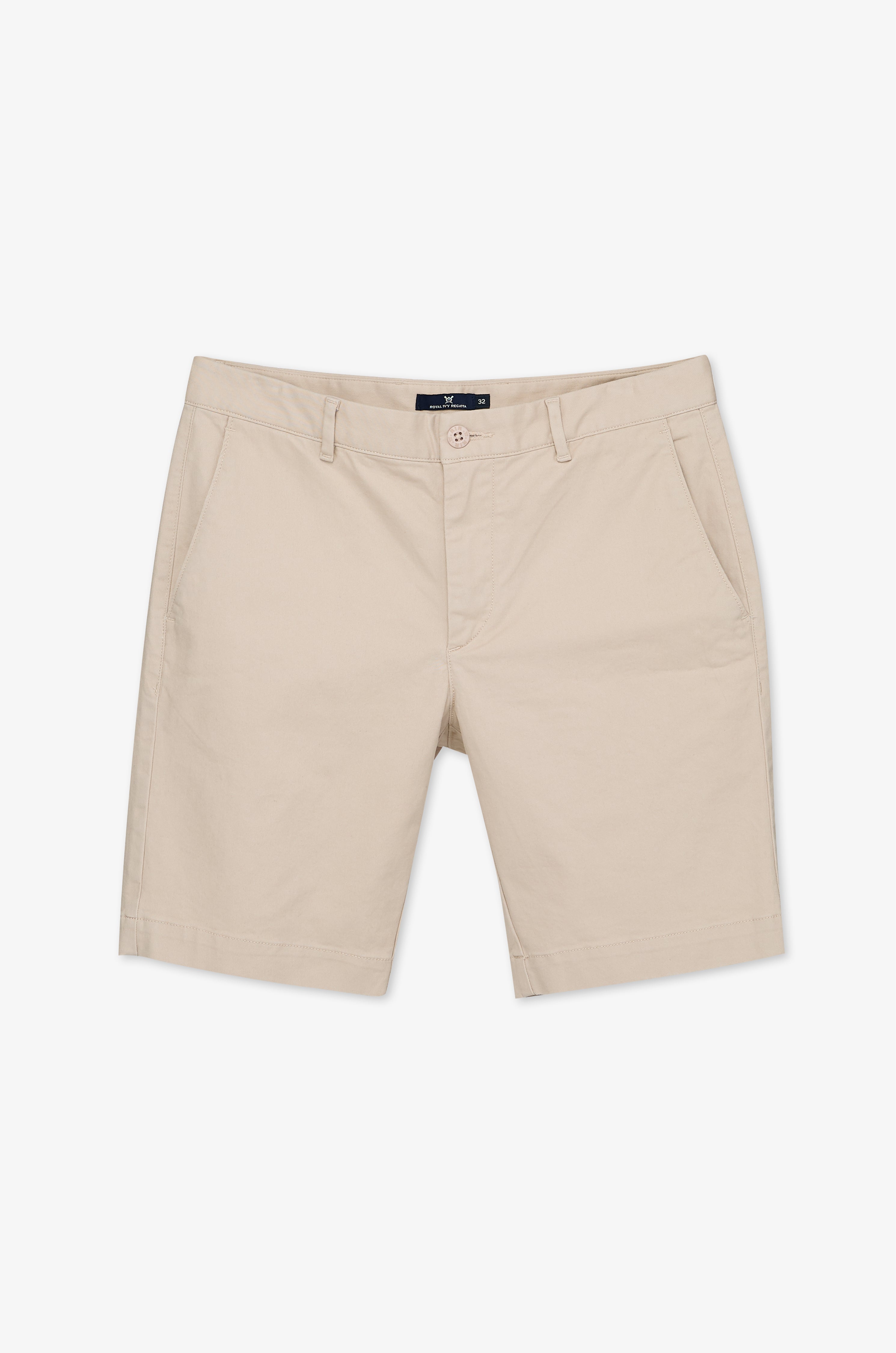 Essential Cotton Chino Shorts Beige