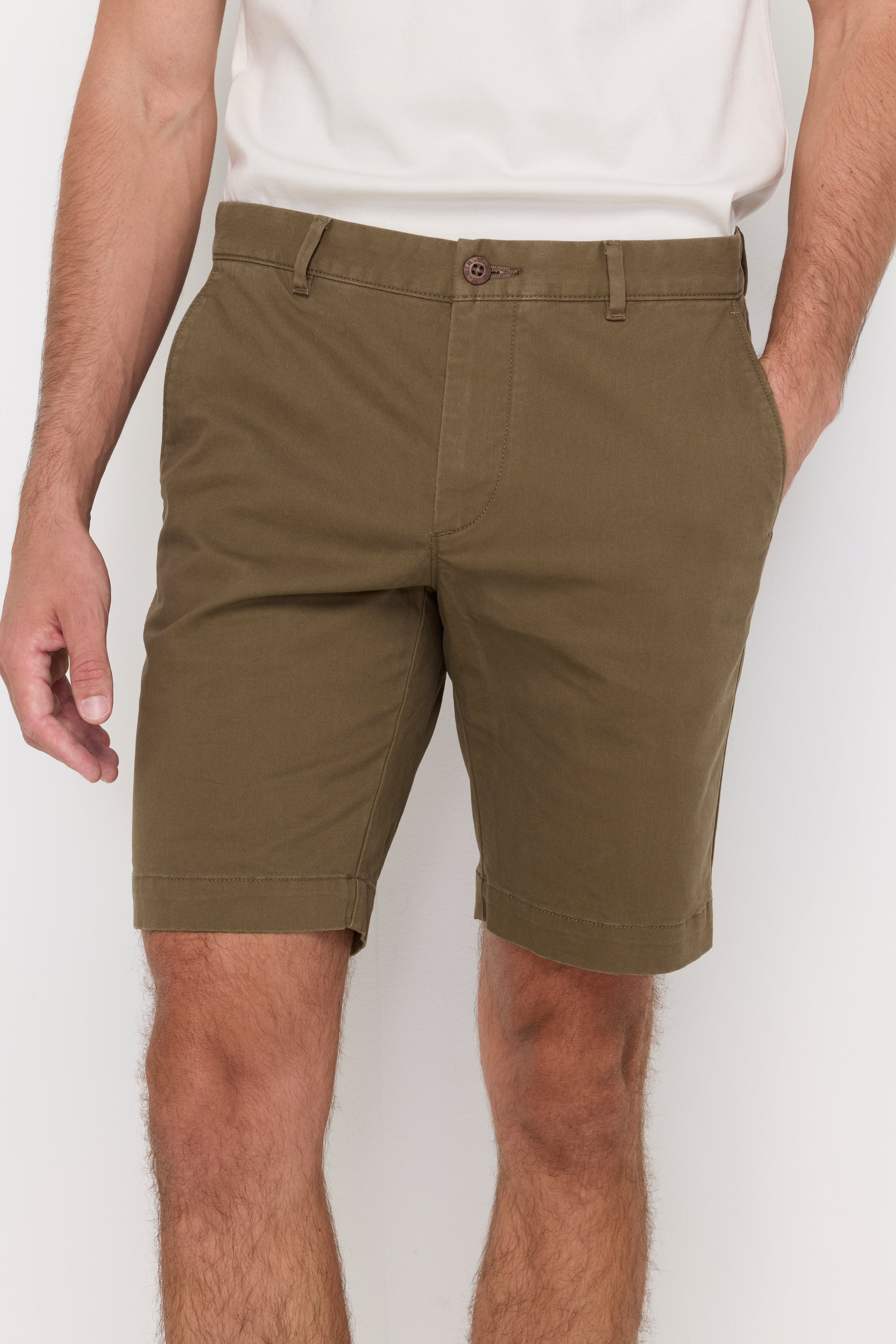Essential Cotton Chino Shorts Brown