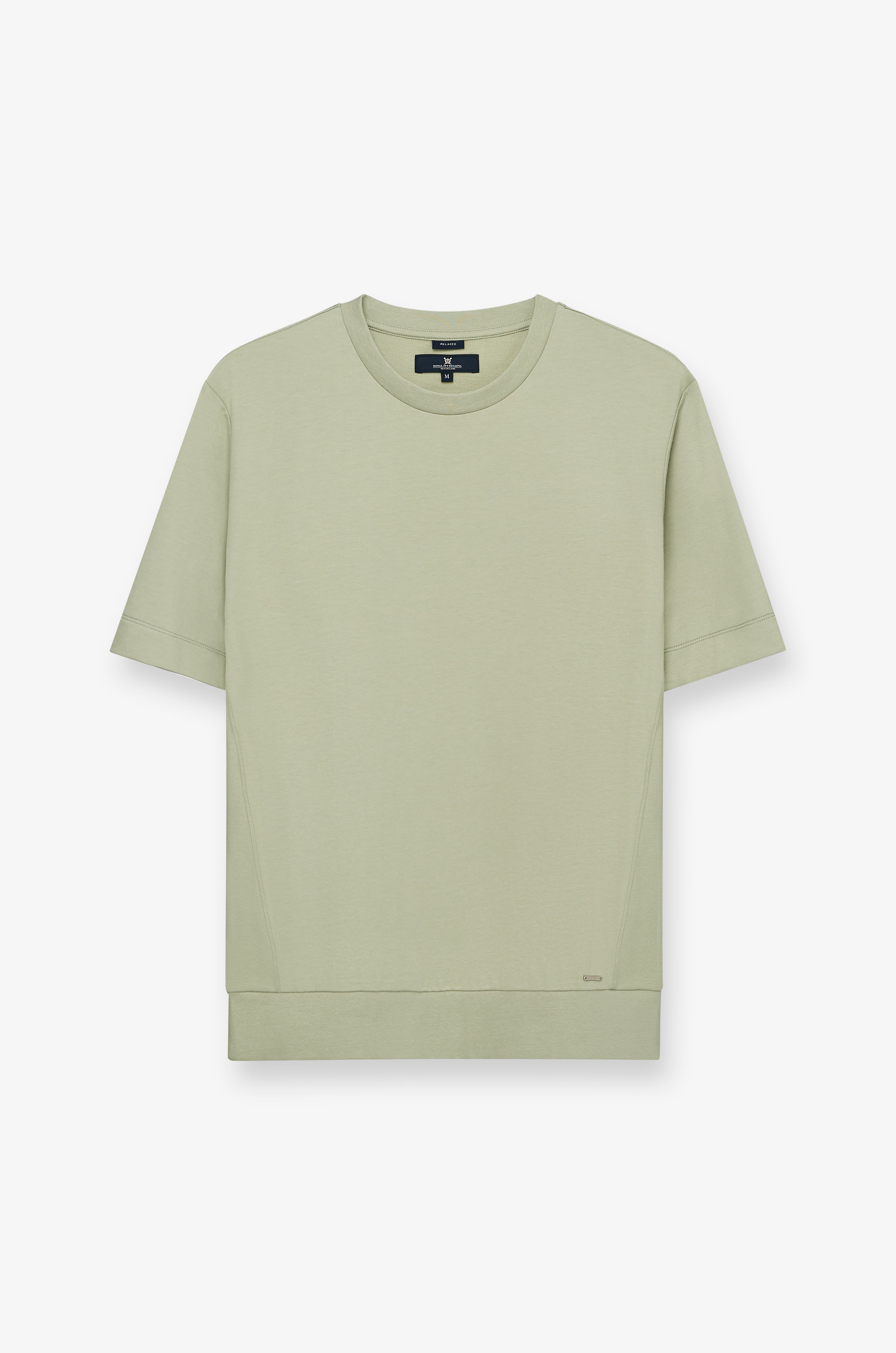 Essential Textured Knit Tee Light Green