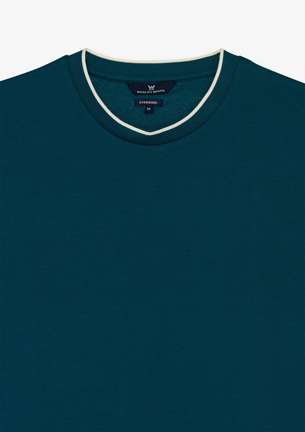 Contrast Trim Crew Neck T-Shirt